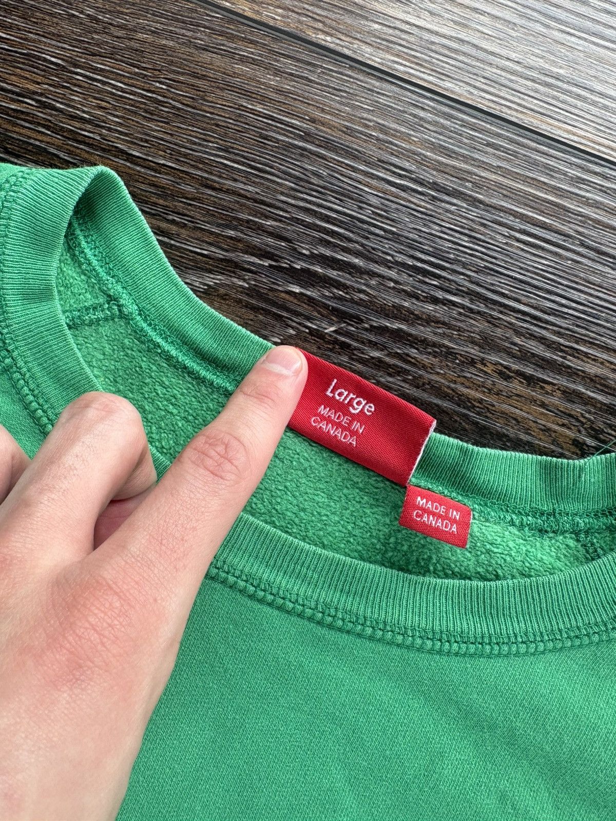 Supreme Supreme Harlem Crewneck SS12 Green Size US L / EU 52-54 / 3 - 6 Thumbnail