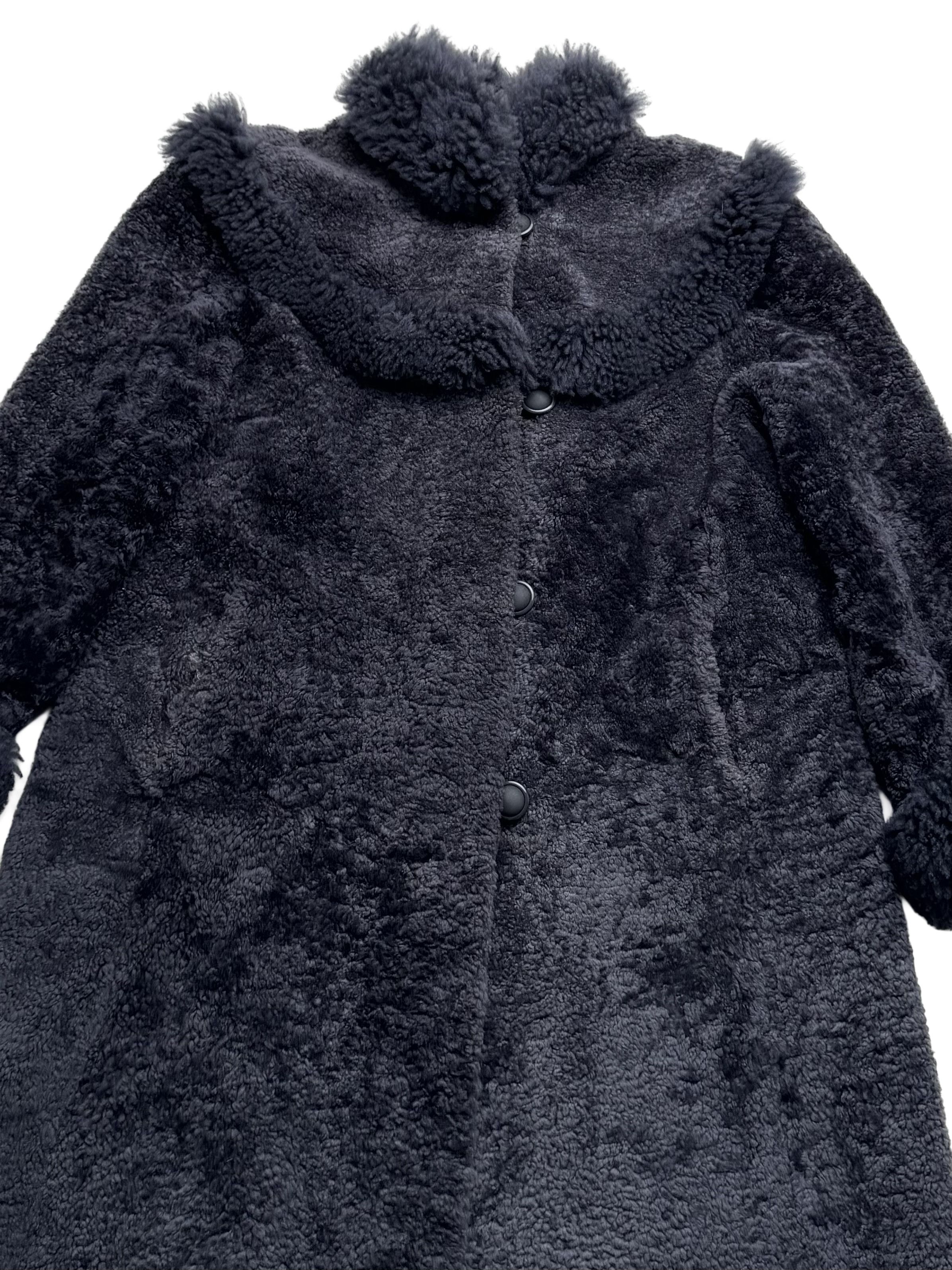 Vintage Vintage Real Sheepskin Coat Size L / US 10 / IT 46 - 6 Thumbnail