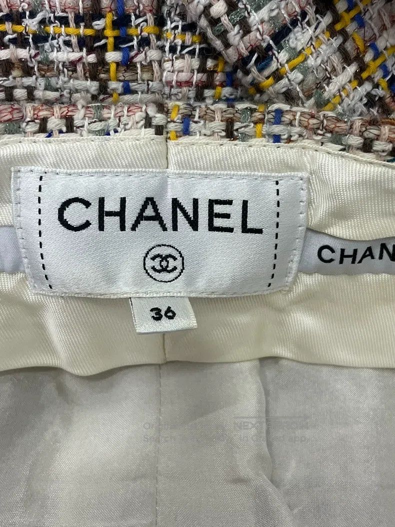 Chanel Chanel Colourful tweed knitted trousers Size 24" / US 00 / IT 34 - 4 Thumbnail