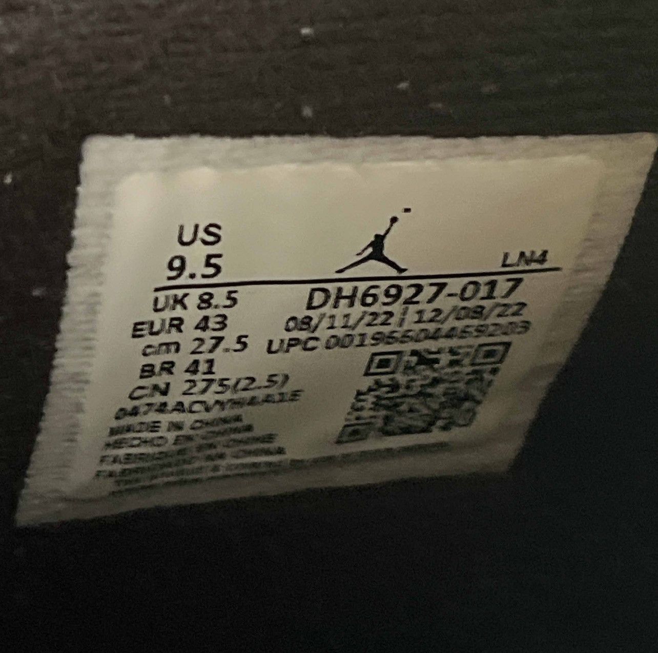 Jordan Brand Air Jordan 4 Retro “Thunder” Size US 9.5 / EU 42-43 - 6 Thumbnail