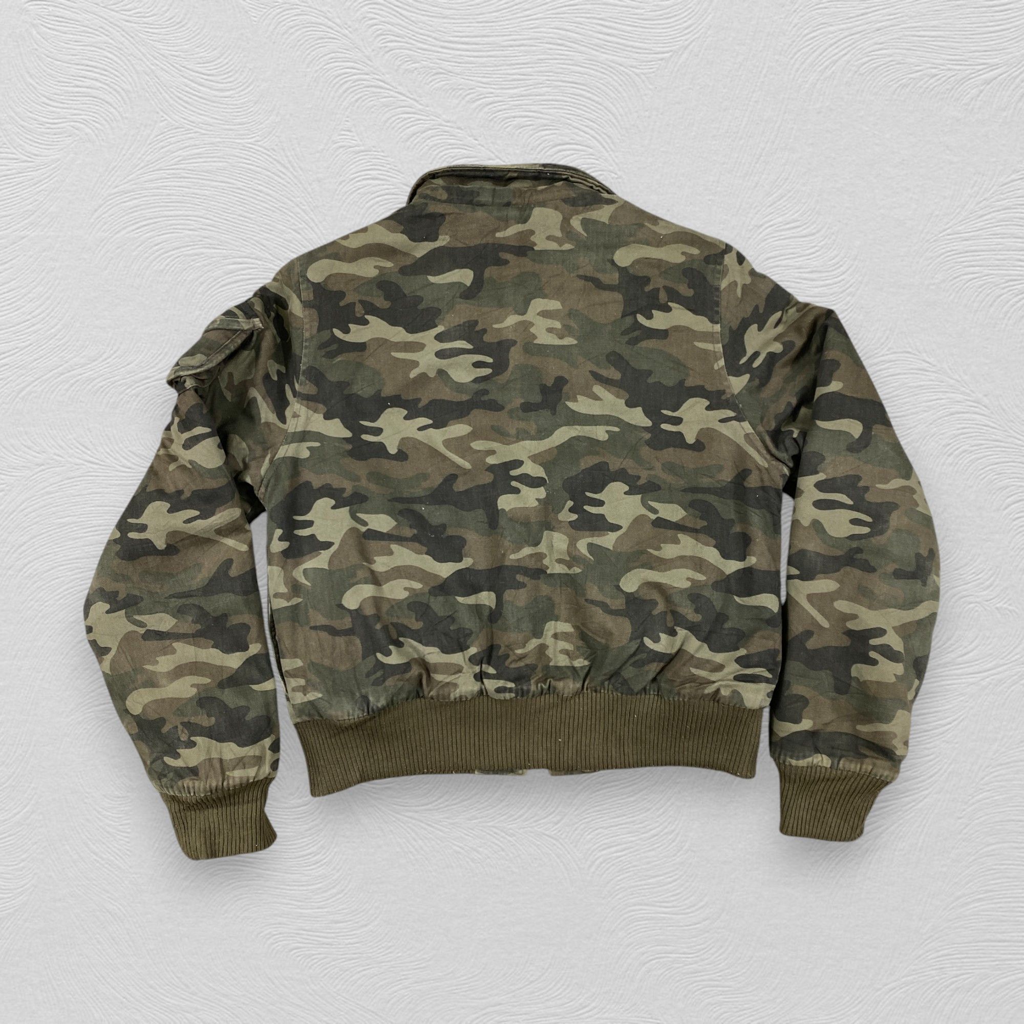 If Six Was Nine 2000s Colza Crop Camo Jacket Ifsixwasnine style -J176 Size US M / EU 48-50 / 2 - 2 Thumbnail