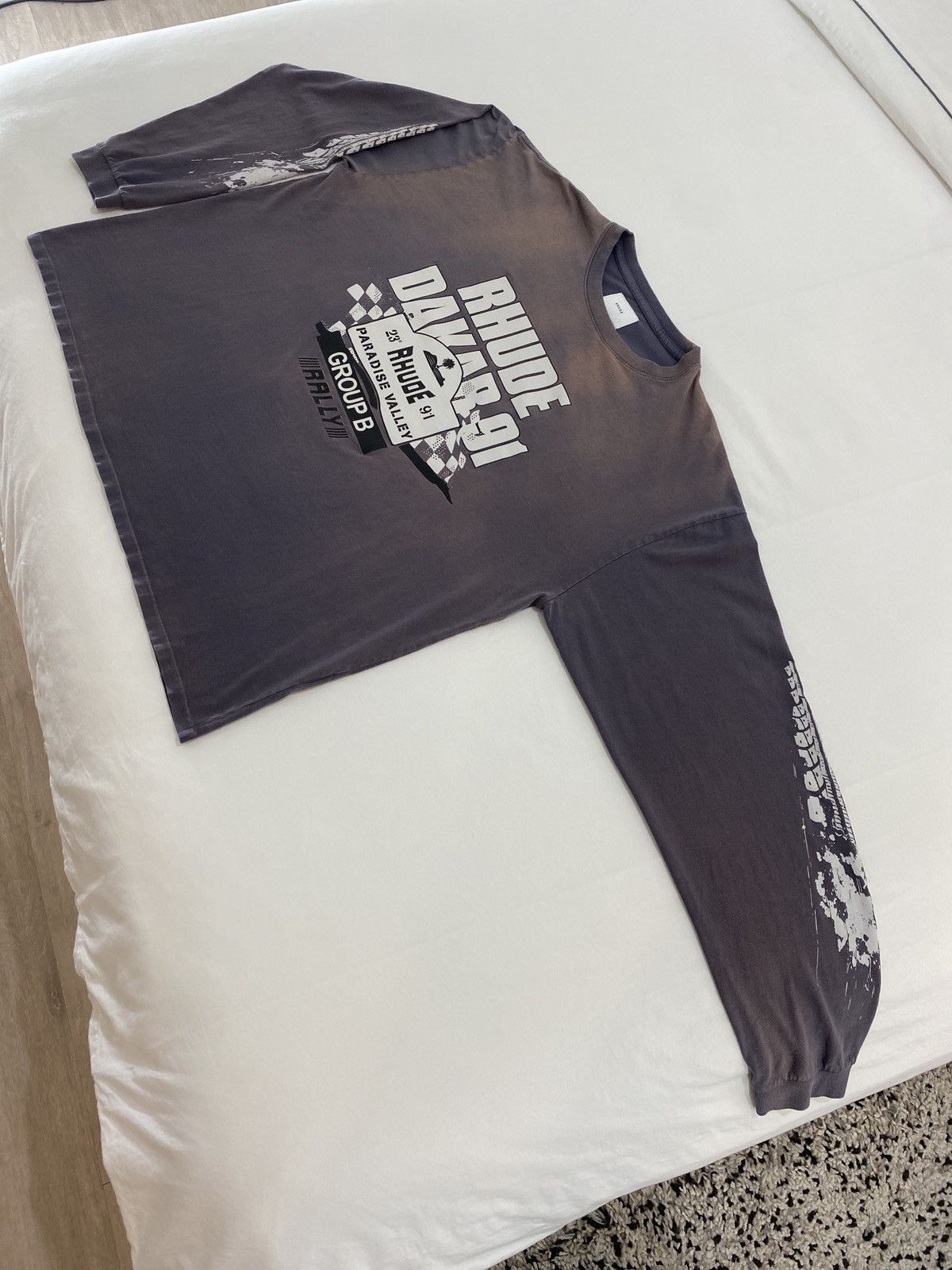 Rhude Rhude Dakar 91 Rally Racing Paradise Valley Longsleeve Size US XL / EU 56 / 4 - 3 Thumbnail