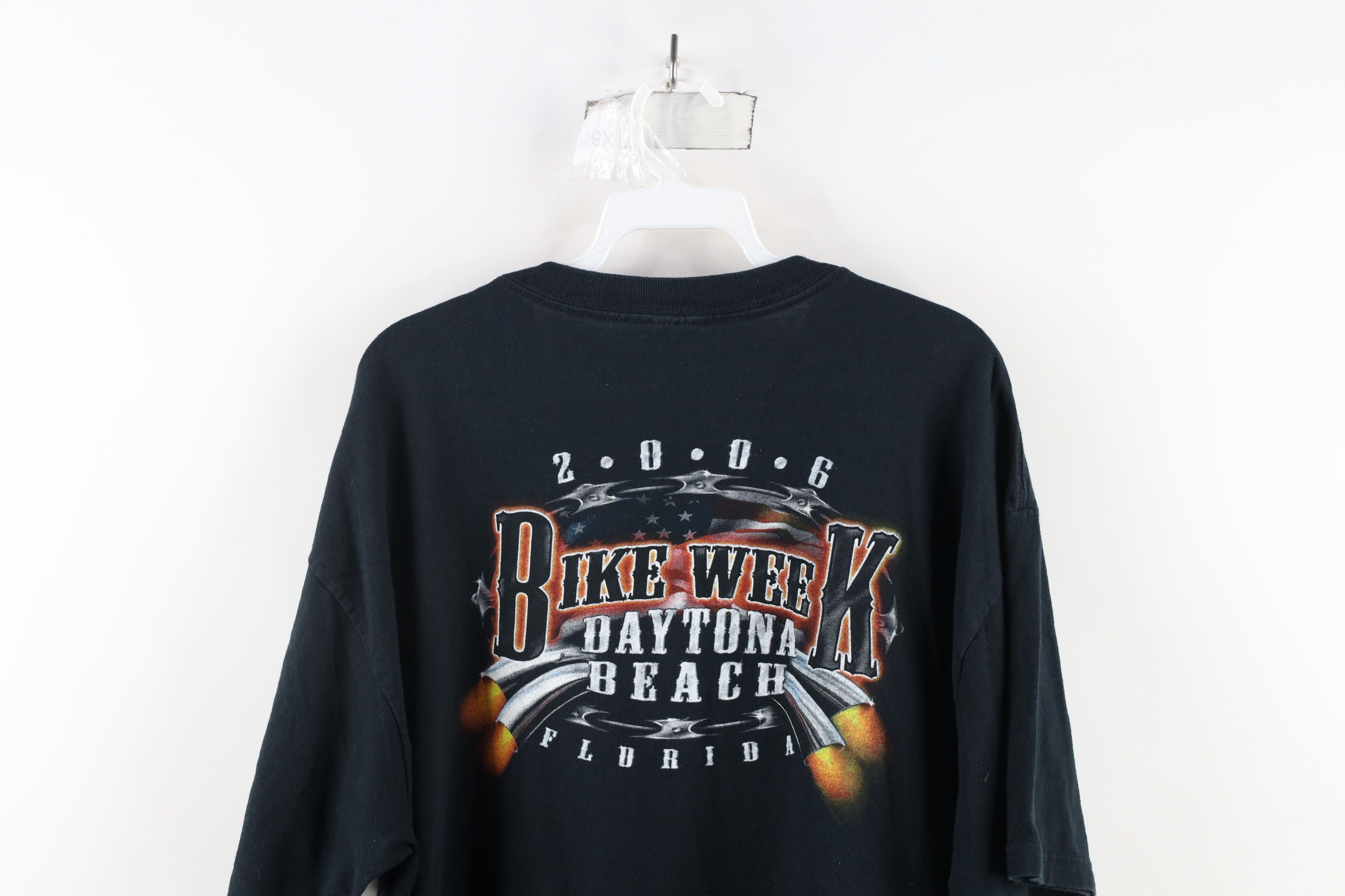 Vintage Vintage Y2K 2006 Beach Bike Week Eagle Tribal T-Shirt Black Size US XL / EU 56 / 4 - 8 Thumbnail