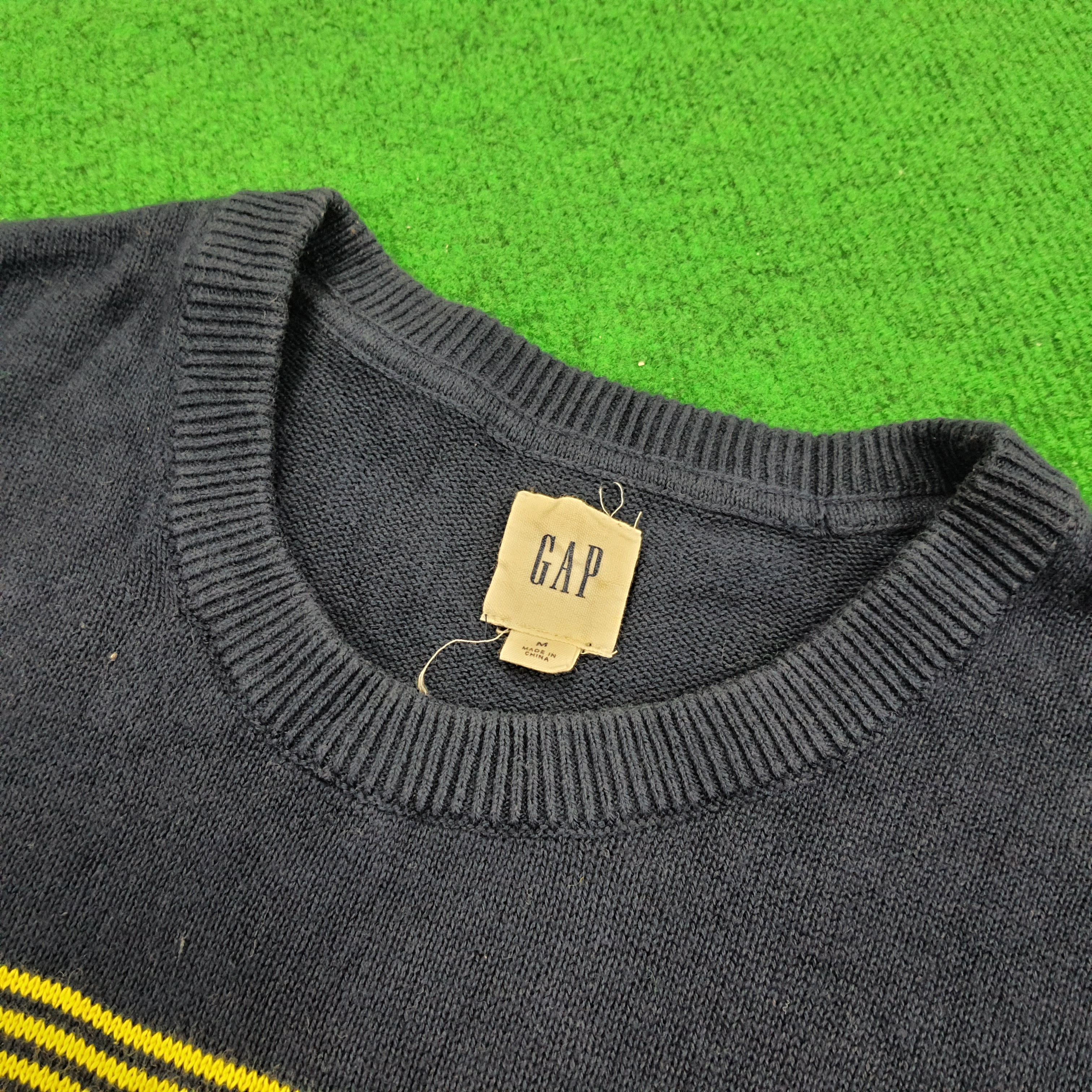 Gap × Vintage Vintage GAP Striped Sweatshirts Size US M / EU 48-50 / 2 - 4 Thumbnail