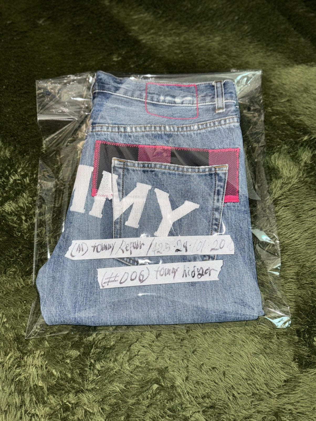 Tommy Hilfiger [M] Tommy Hilfiger japan repair detail washed denim pants Size US 34 / EU 50 - 15 Thumbnail