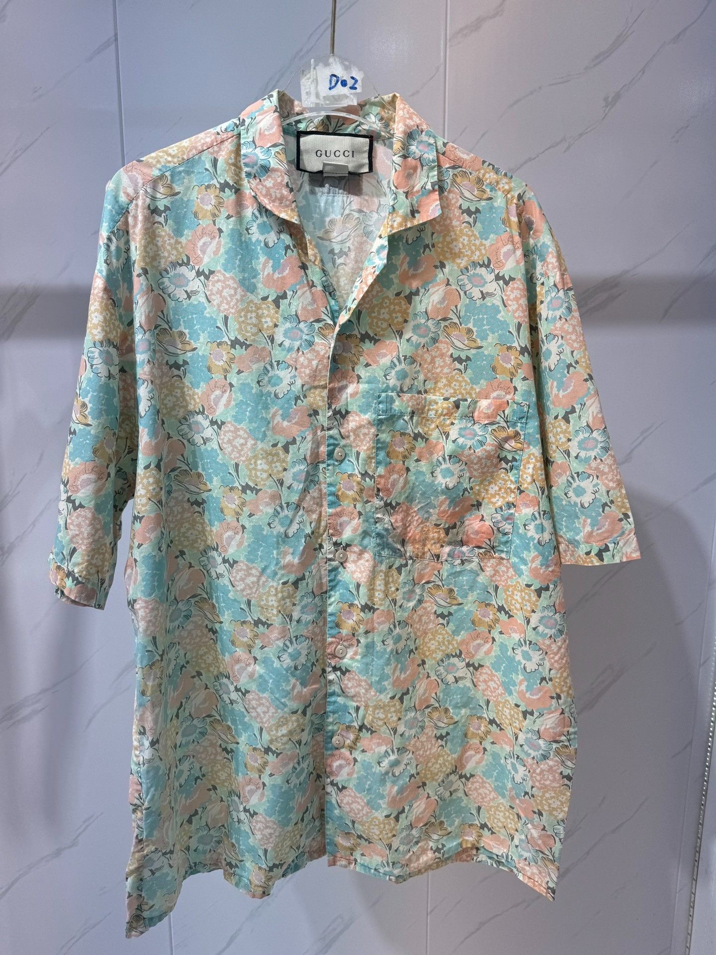 Gucci GUCCi Gucci full print blue short Size US M / EU 48-50 / 2 - 1 Thumbnail