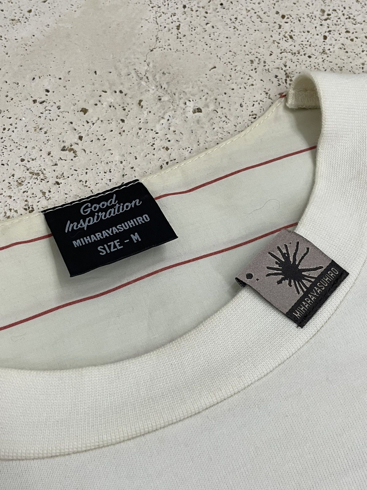 GU × Maison MIHARA YASUHIRO Cream Oversize Baseball Jersey Im Future Good Inspiration Size US M / EU 48-50 / 2 - 8 Thumbnail
