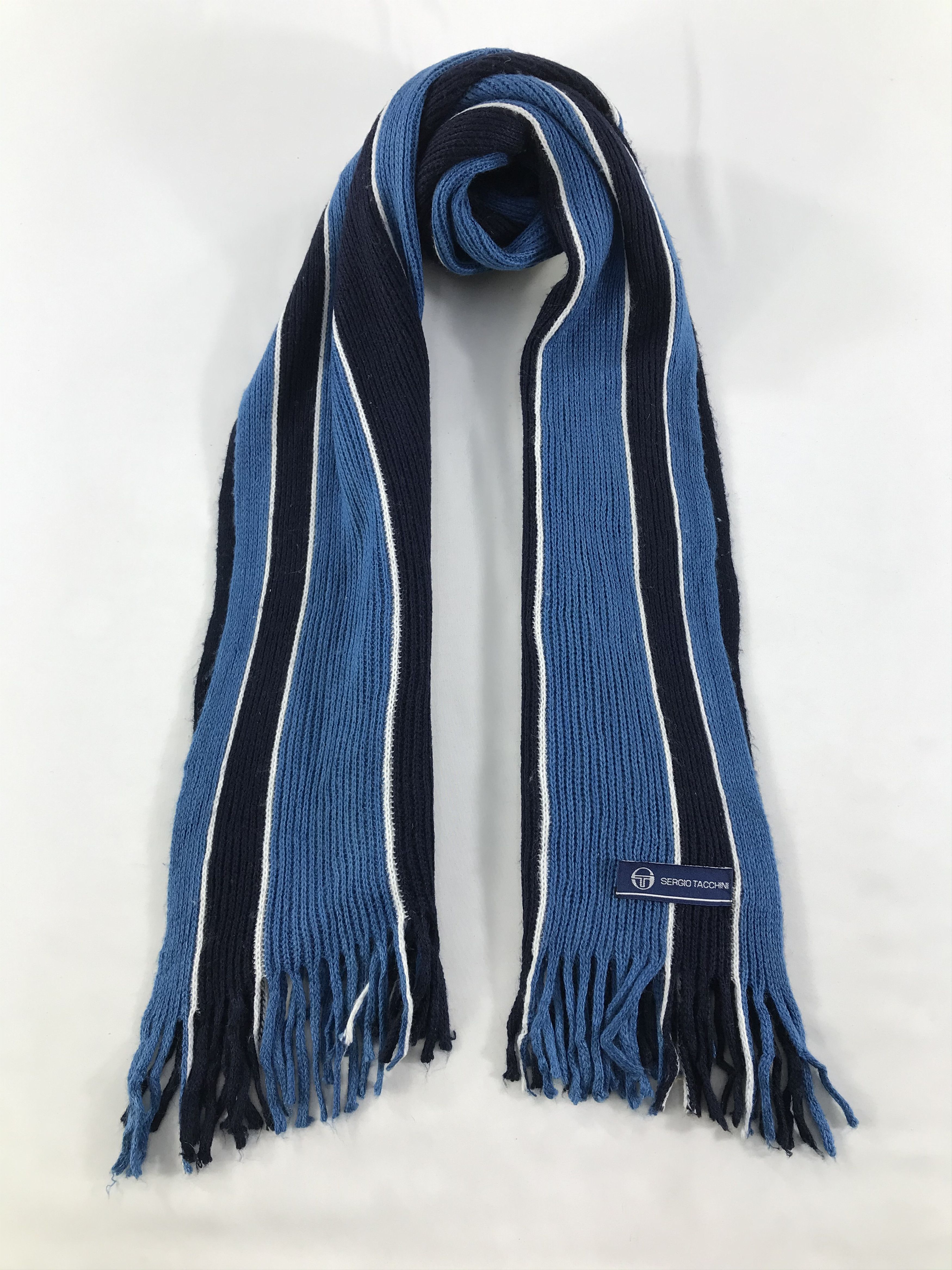 Sergio Tacchini Vintage Sergio Tacchini Scarf/Muffler/Neckwear MF1275 Size ONE SIZE - 1 Thumbnail