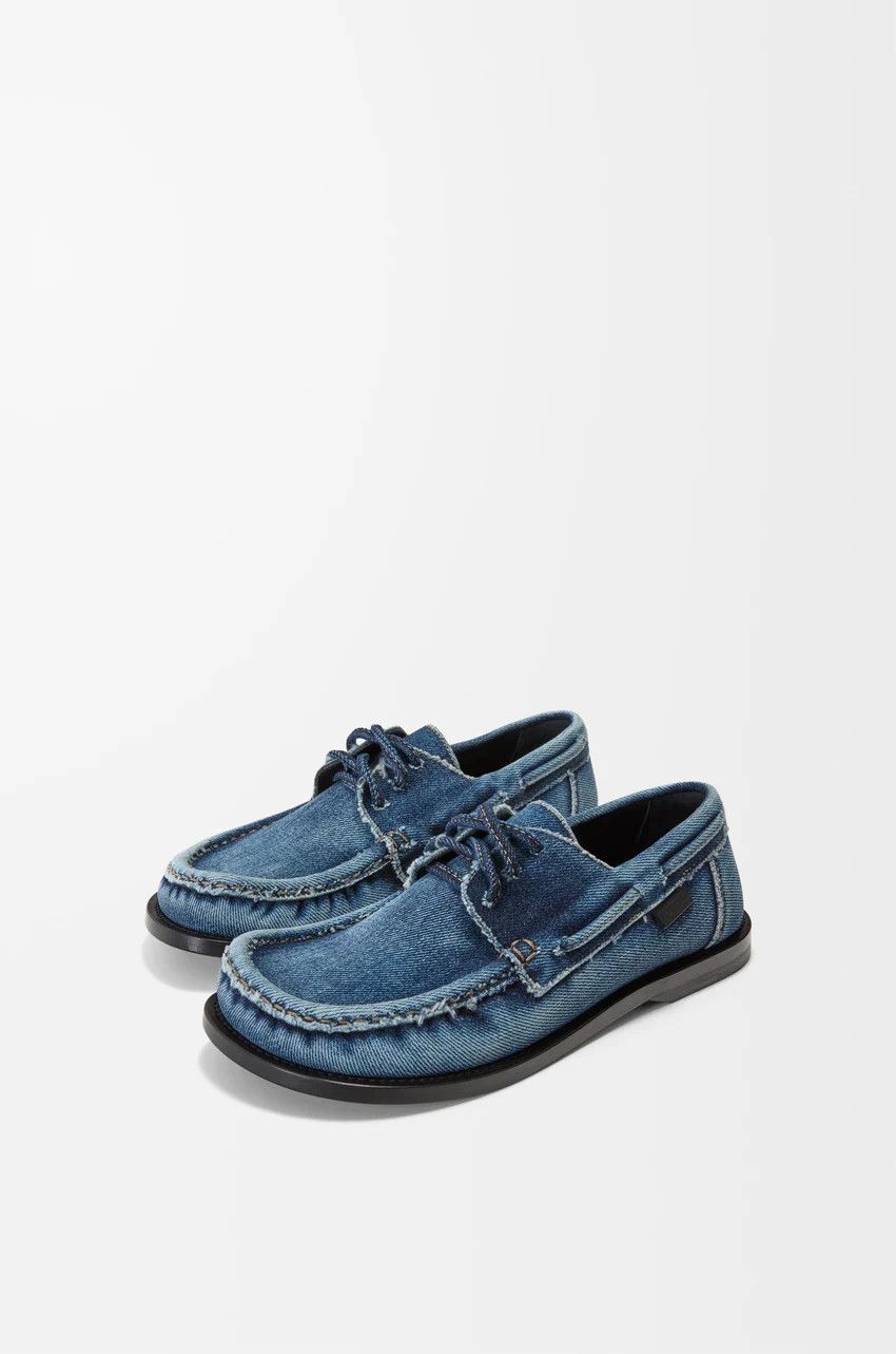 Loewe o1loc1c0525 Boots in Denim Size US 7 / IT 37 - 2 Thumbnail