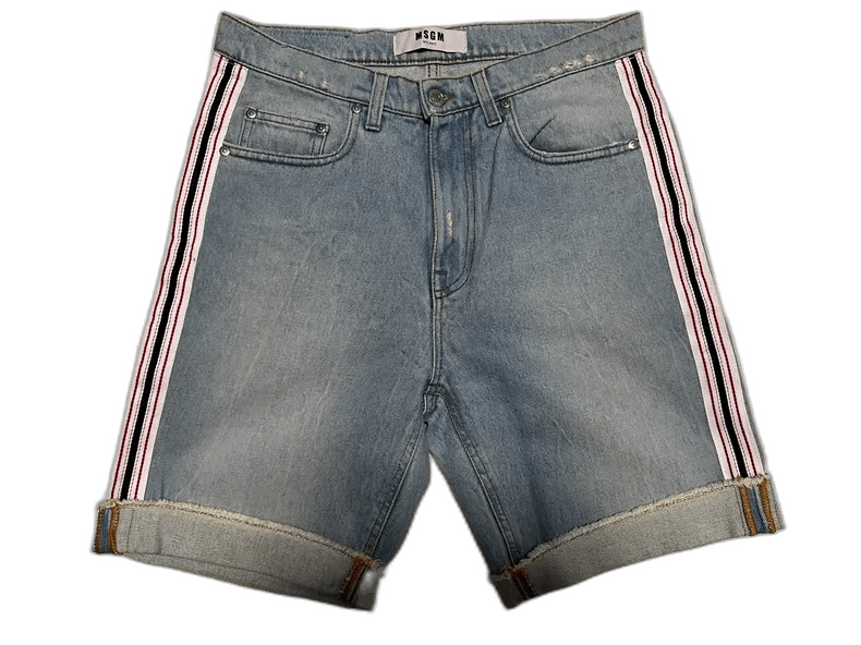 MSGM Men's Casual Distressed Denim Shorts Size US 38 / EU 54 - 1 Thumbnail