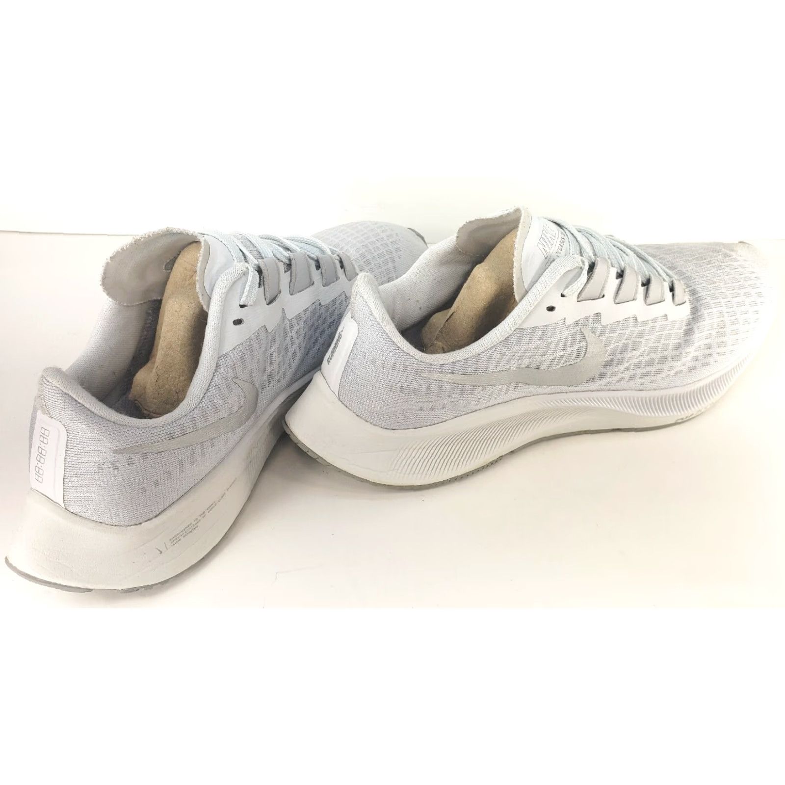 Nike NIKE AIR ZOOM PEGASUS 37 Women's 10B White Gray Platinum BQ9647-009 Sneakers Athletic Shoes Women Size US 10 / IT 40 - 4 Thumbnail