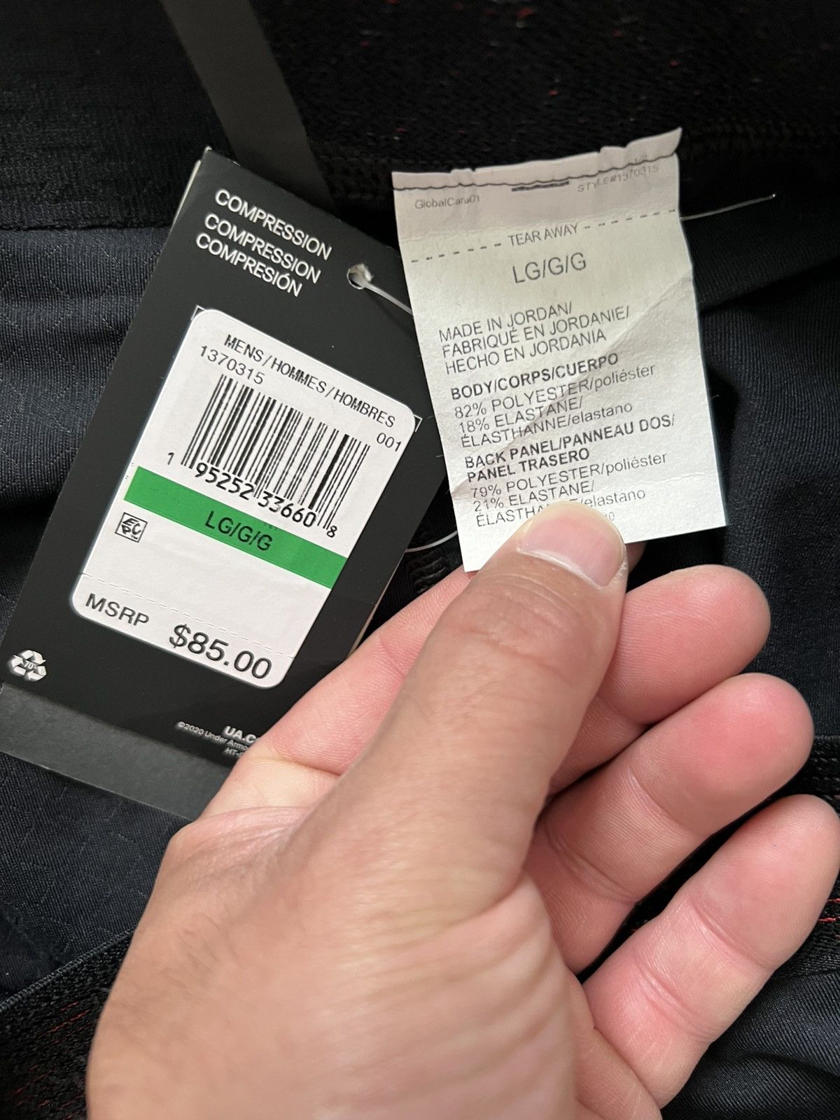 Under Armour Under Armour HeatGear UA RUSH SmartForm Leggings Black Size US 32 / EU 48 - 7 Thumbnail