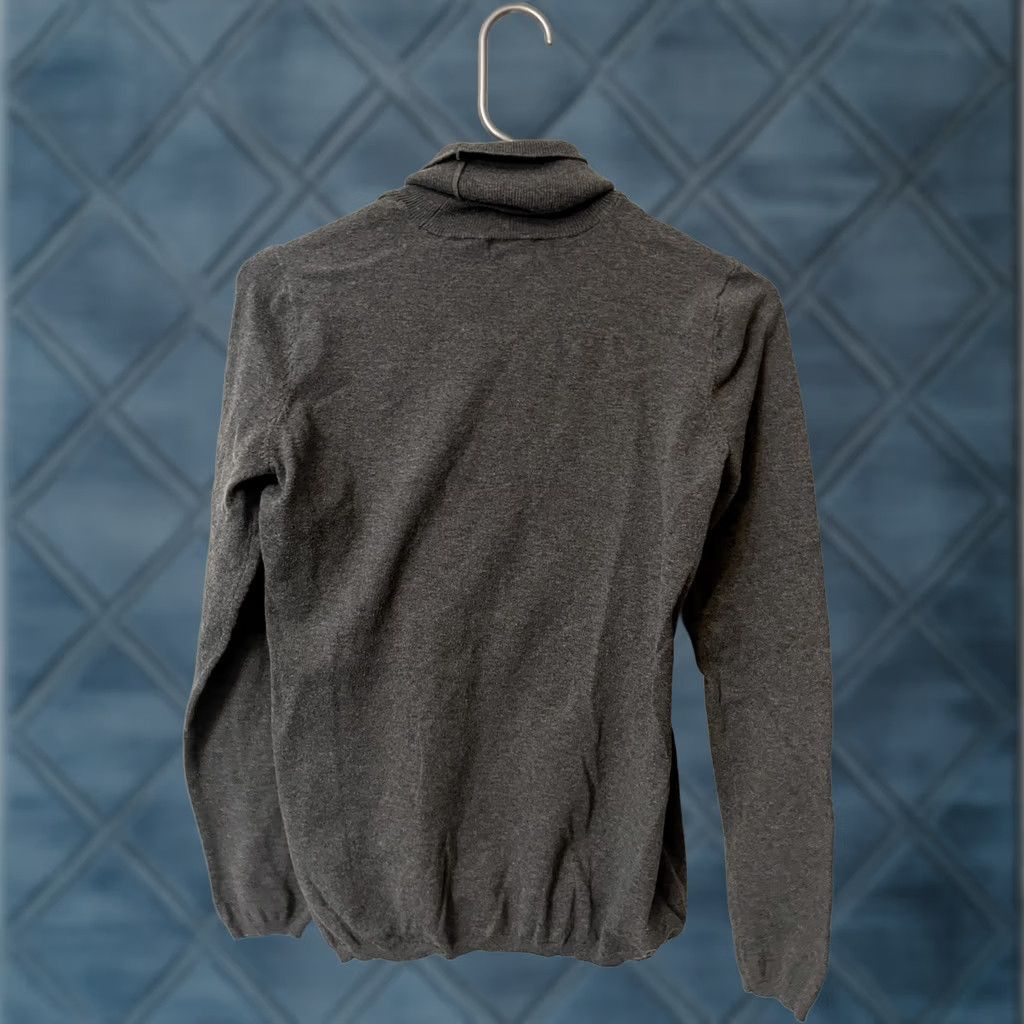 Gap GAP Sweater Medium Dark Gray Combined Cotton Turtleneck Pullover Women's Size M / US 6-8 / IT 42-44 - 1 Thumbnail