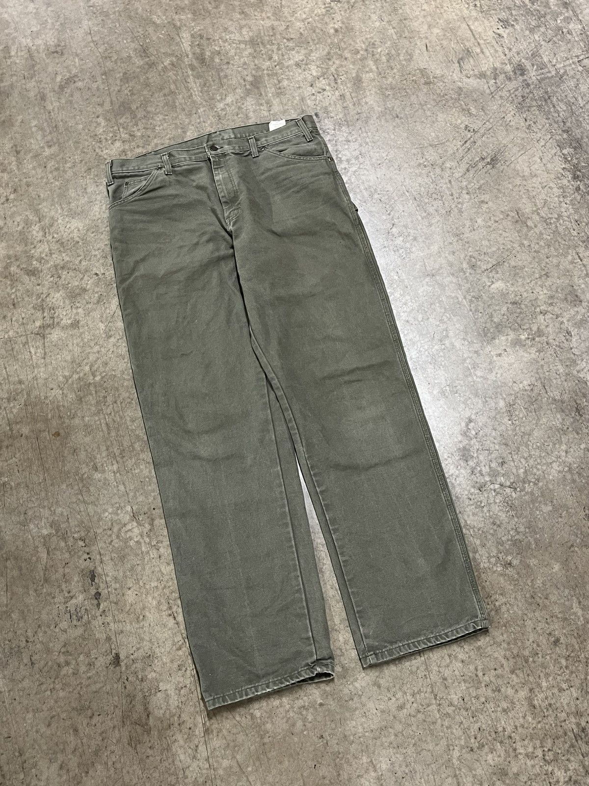 Dickies × Vintage Dickies cargo carpenter earth tone pants baggy workwear hype Size US 36 / EU 52 - 6 Thumbnail