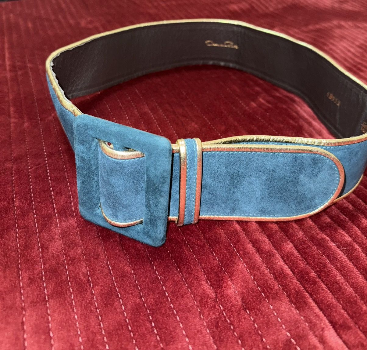 Oscar De La Renta Oscar de la Renta Suede Belt Size ONE SIZE - 1 Thumbnail