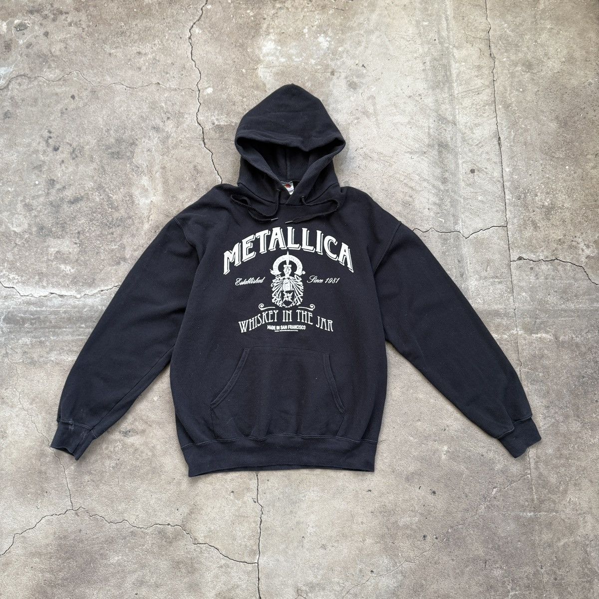 Band Tees Vintage Metallica Whiskey in the Jail Hoodie Size US L / EU 52-54 / 3 - 1 Thumbnail