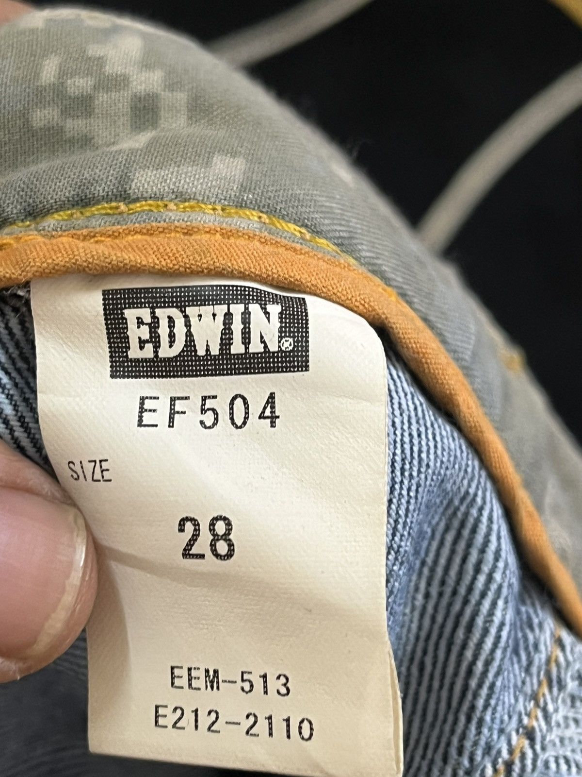 4GSELLER × Edwin Vintage Edwin E Function Baggy Cargo Denim Size US 39 - 13 Thumbnail