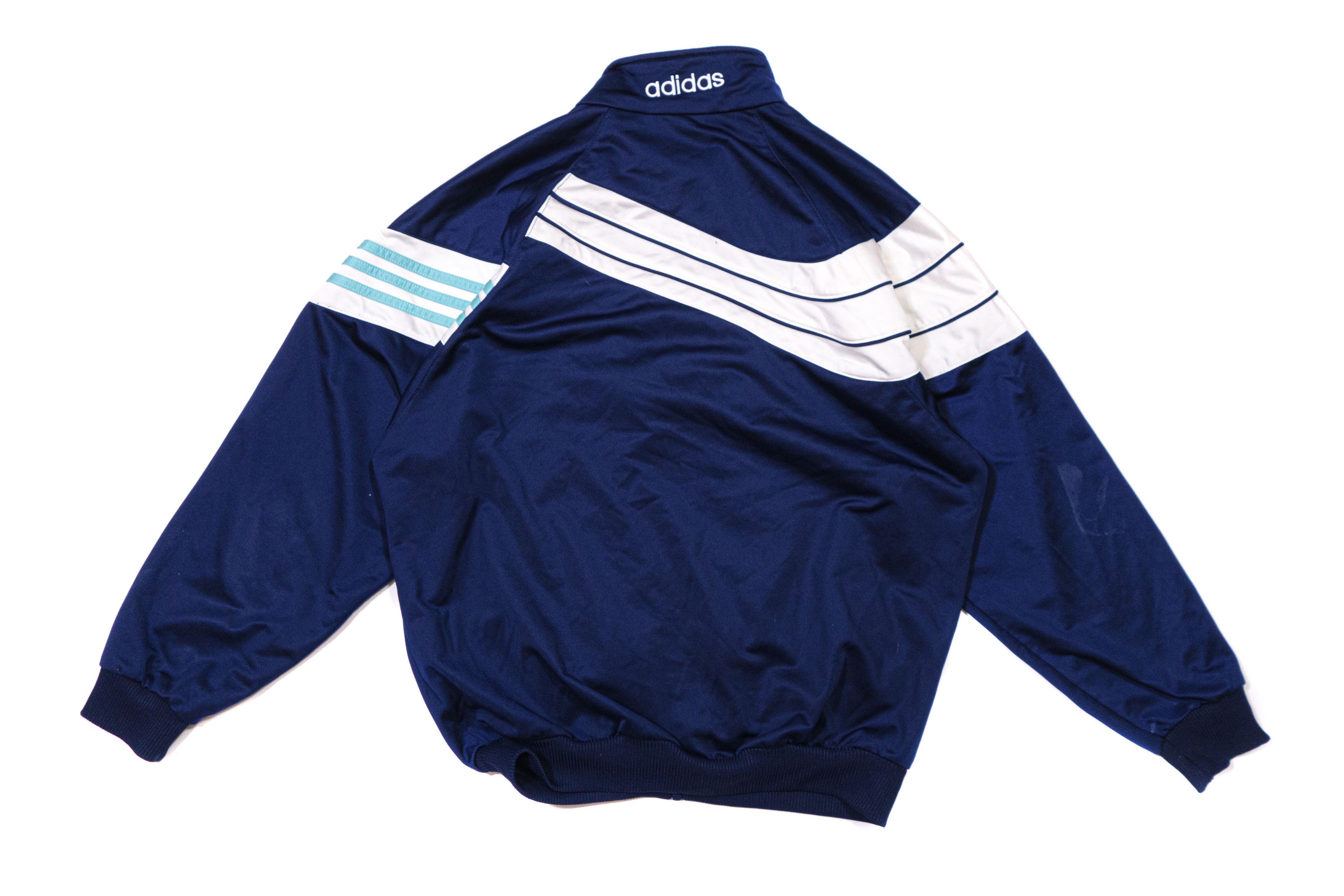 Adidas 90S Logo Stripes Sport Jacket Size US M / EU 48-50 / 2 - 2 Thumbnail