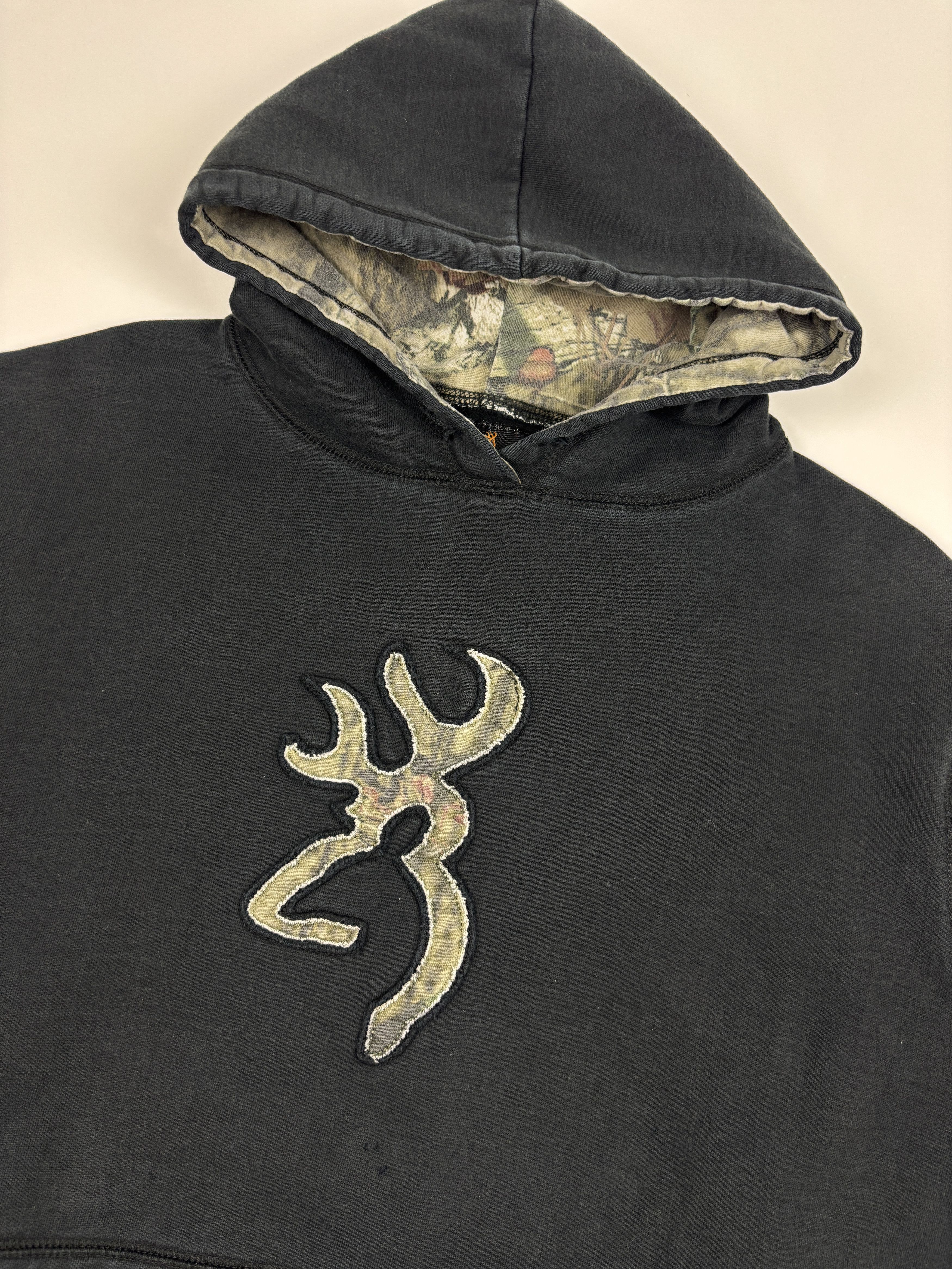 Realtree Vintage Y2K Browning Camo Hoodie Size US L / EU 52-54 / 3 - 2 Thumbnail