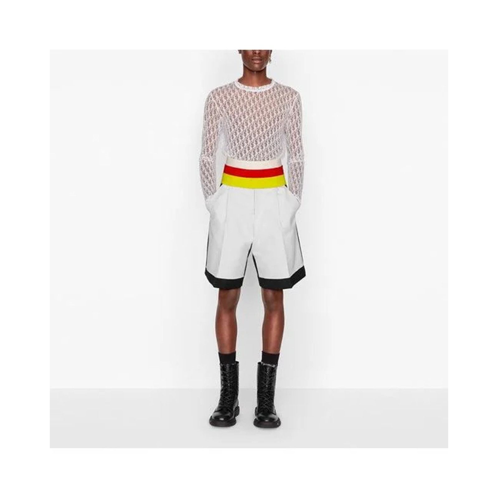 Dior Dior Oblique Sheer Transparent See Through Long Sleeve Size US XL / EU 56 / 4 - 5 Thumbnail