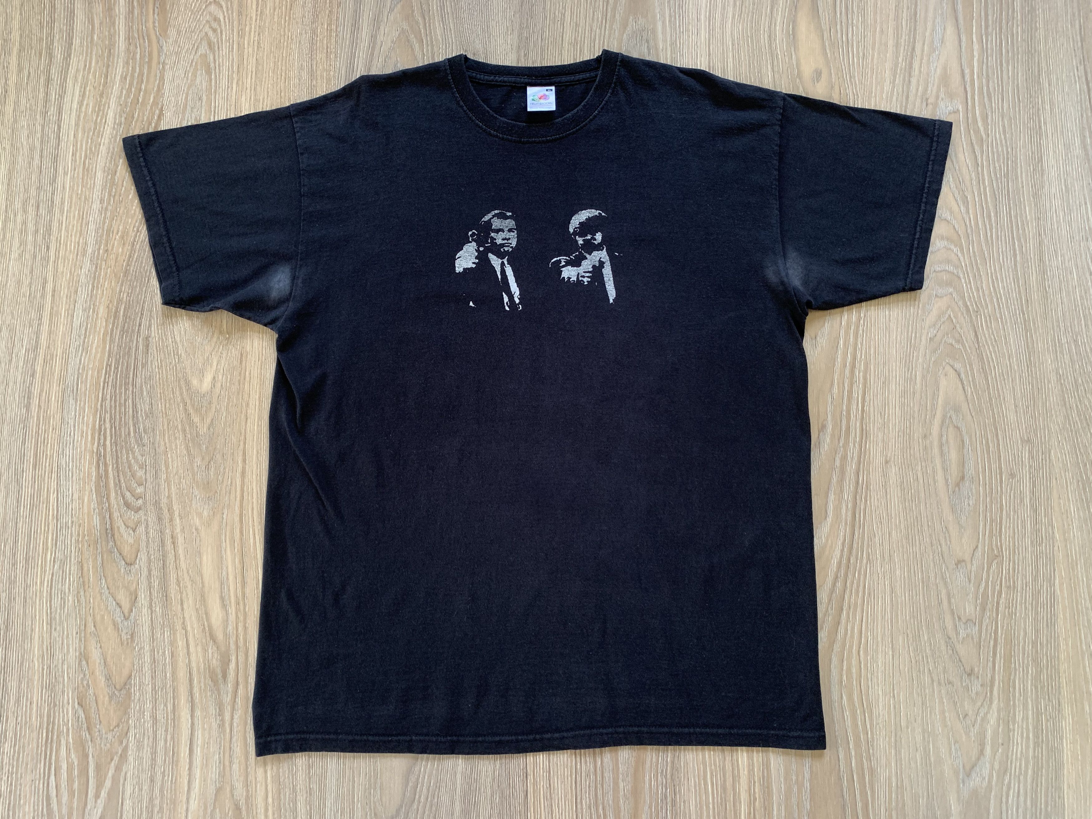 Fruit Of The Loom × Vintage Pulp Fiction Centr Print T-Shirt Size US XL / EU 56 / 4 - 3 Thumbnail
