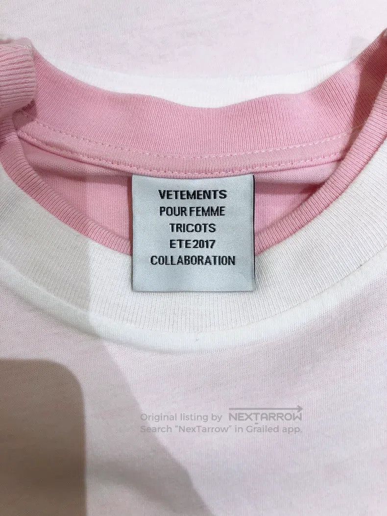 Vetements Vetements Double Layered T-Shirt Half Sleeve Short Sleeve Size US S / EU 44-46 / 1 - 8 Thumbnail
