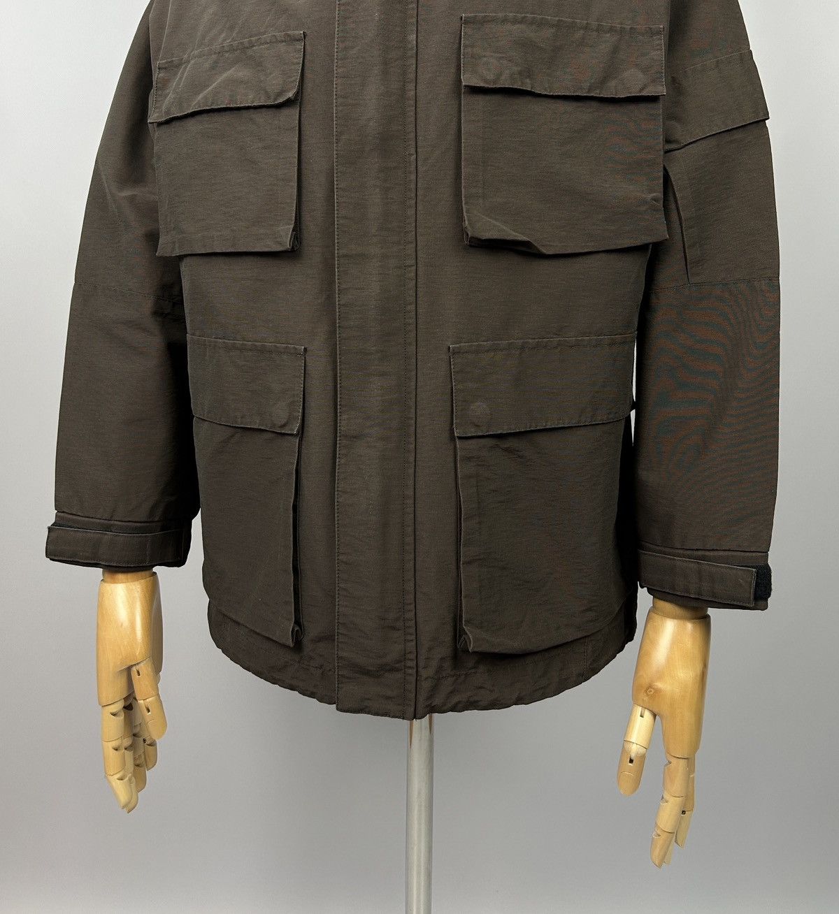 Japanese Brand × Takeo Kikuchi × Vintage Takeo Kikuchi Military Brown M65 Jacket Sz M Made in Japan Size US M / EU 48-50 / 2 - 3 Thumbnail