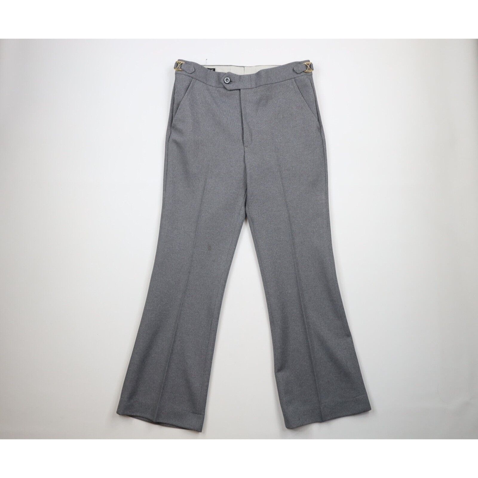 Vintage Vintage 70s Streetwear 2 Piece Knit Suit Bell Bottoms Size 40R - 8 Thumbnail