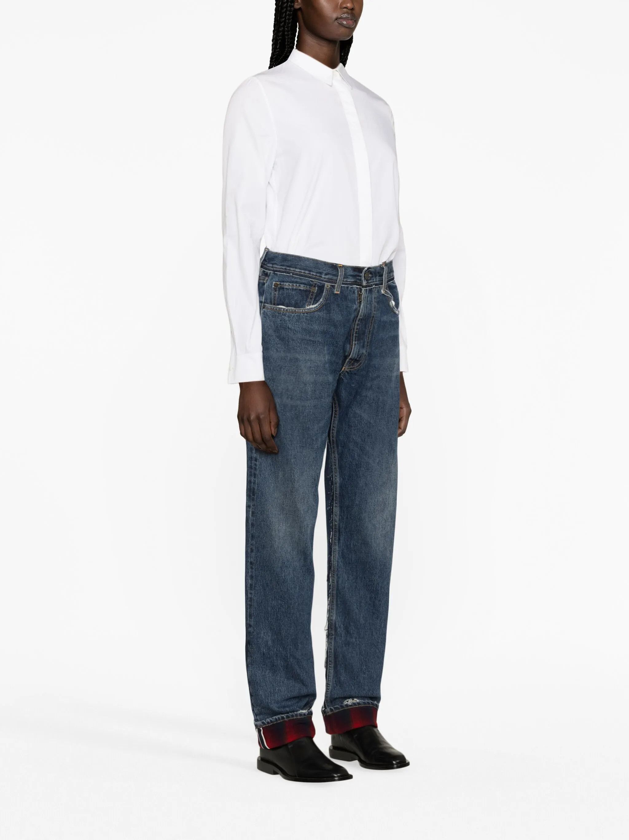 Maison Margiela o1y0625 Denim Pant in Blue Size 28" / US 6 / IT 42 - 2 Thumbnail