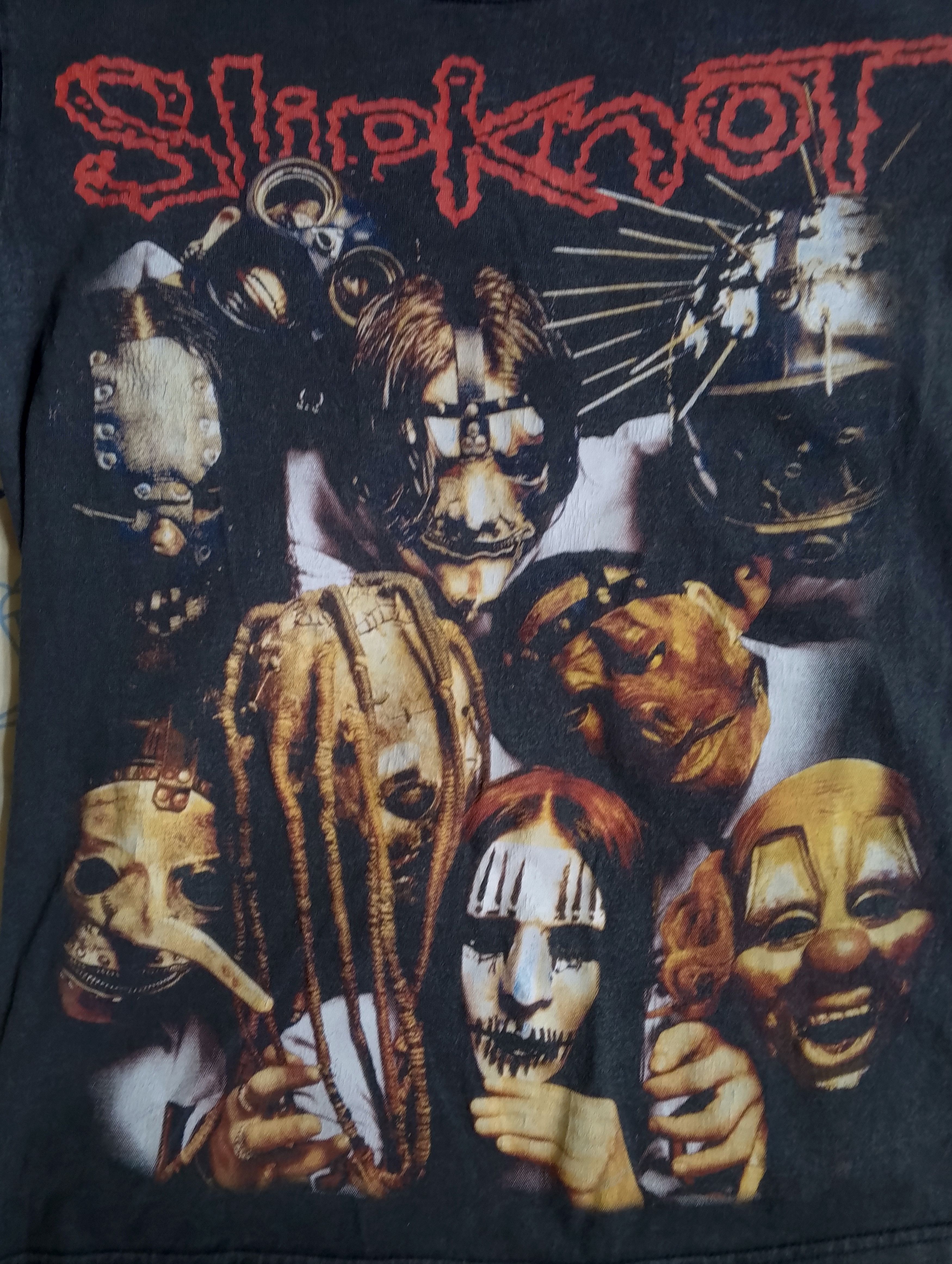 Slipknot Slipknot Vintage Tee nu Metal Rare big Print Streetwear Size US M / EU 48-50 / 2 - 2 Thumbnail