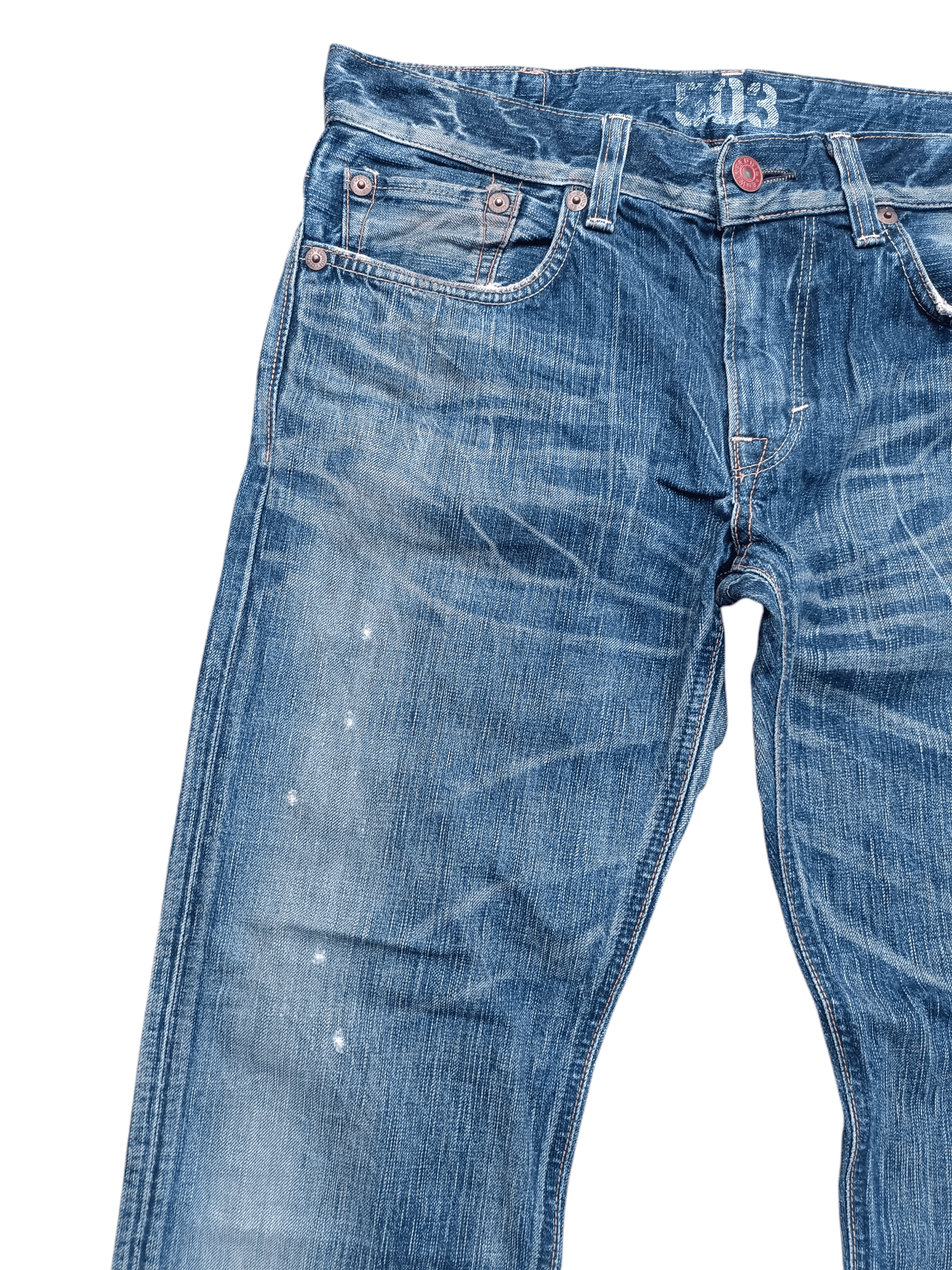 Edwin Flare Vintage Edwin 503 Edwin Blue Trip Size US 34 / EU 50 - 4 Thumbnail