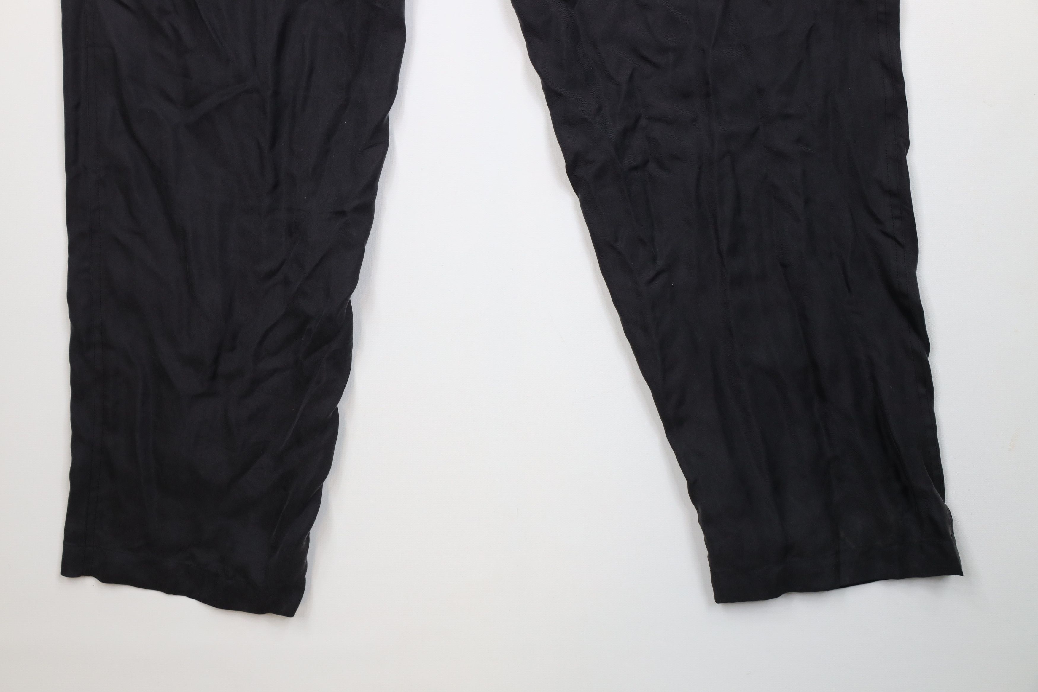 Vintage Deadstock Vintage 90s Streetwear Relaxed Fit Pants Black Size US 32 / EU 48 - 12 Thumbnail