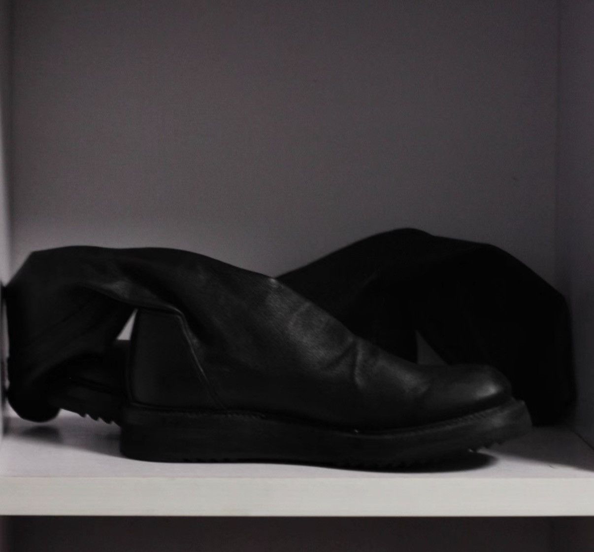 Rick Owens Rick Owens Rare "God" Boots in Black Lambskin Size US 8 / IT 38 - 3 Thumbnail