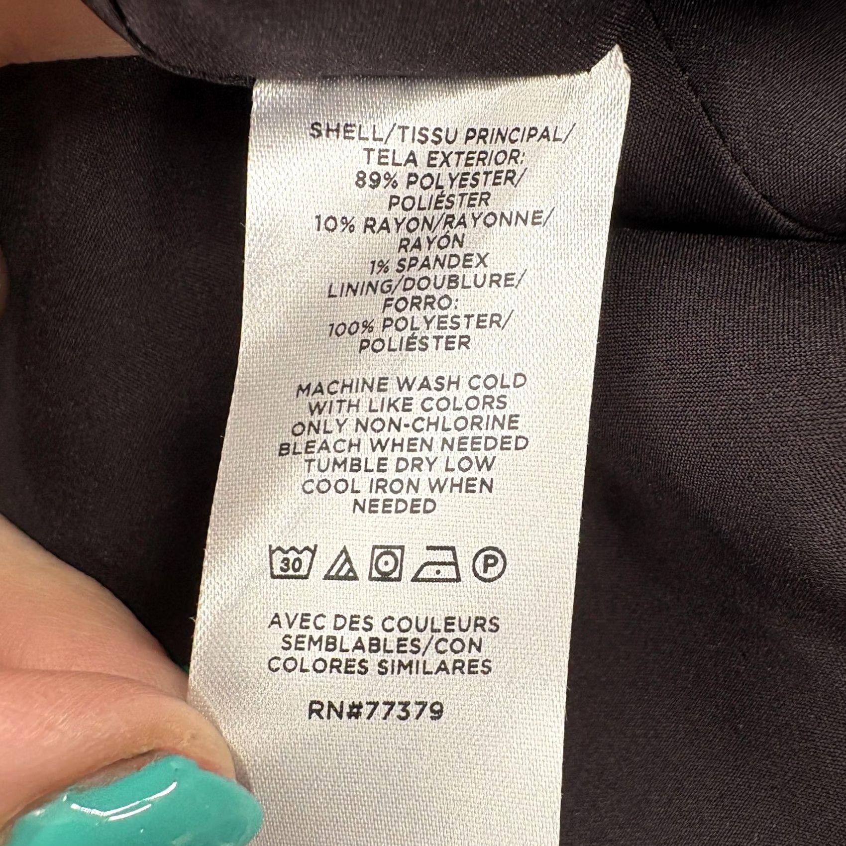Ann Taylor Ann Taylor Blazer Womens 14 Gray Plaid Double Breasted Work Jacket Career Formal Size XL / US 12-14 / IT 48-50 - 6 Thumbnail