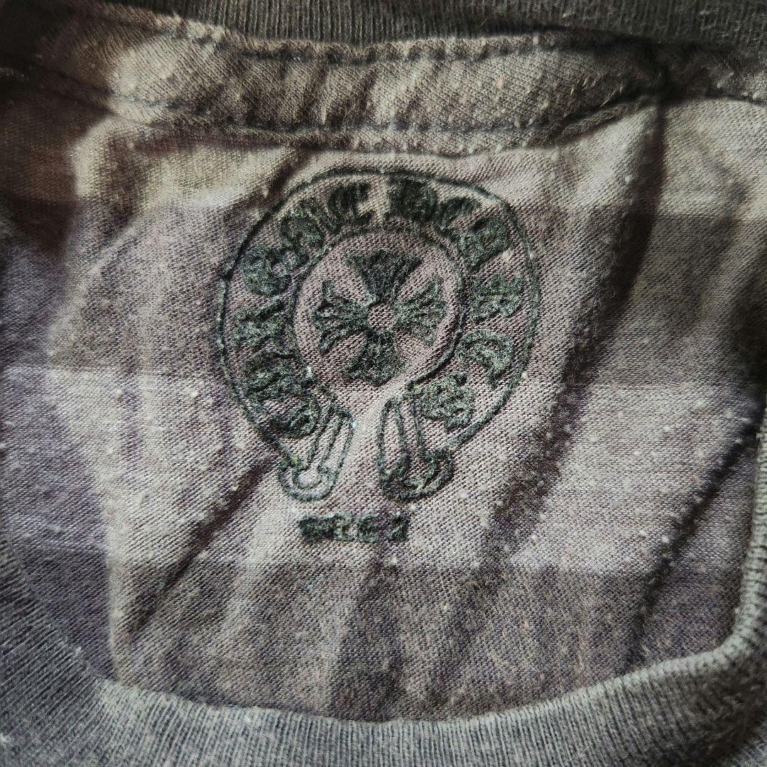 CHROME HEARTS Gray Short Sleeve Striped T-shirt 110cm