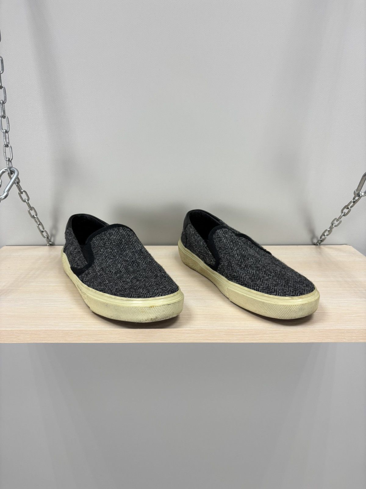 Saint Laurent Paris × Yves Saint Laurent Womens shoes Saint Laurent Size 38 1/2 Color Gray Size US 8.5 / IT 38.5 - 2 Thumbnail