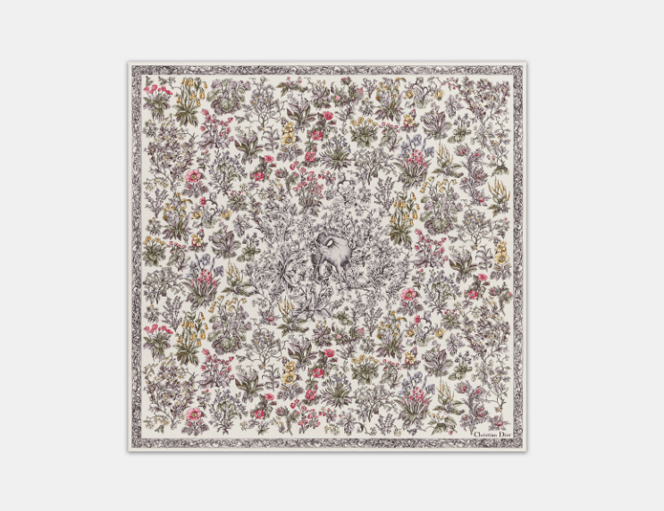 Dior o1w1db11125 51UNI0 Size : OS / Square Scarf in Multicolor Size ONE SIZE - 1 Thumbnail