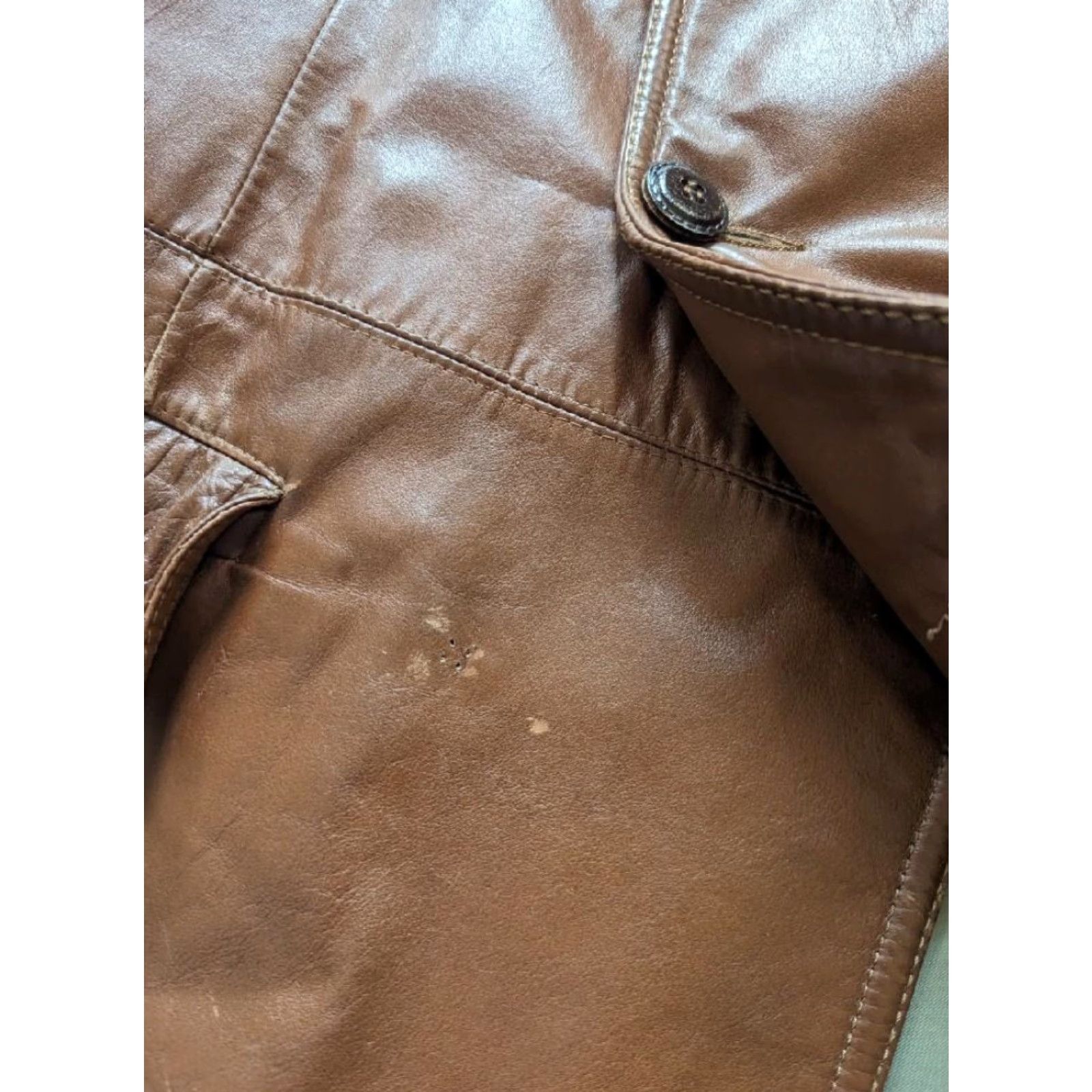 Vintage VINTAGE Lakeland Trench Coat Men M Brown Leather Belted USA Made Coat Size US M / EU 48-50 / 2 - 7 Thumbnail