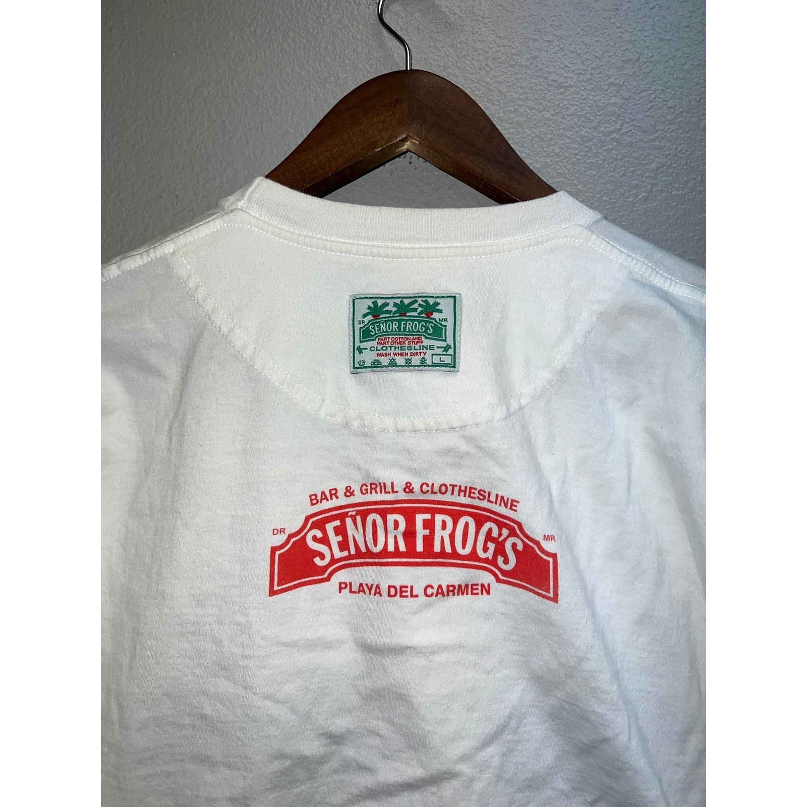 Vintage Vintage Senor Frogs Shirt Carlos N Charlies Playa Del Carmen Size US M / EU 48-50 / 2 - 6 Thumbnail