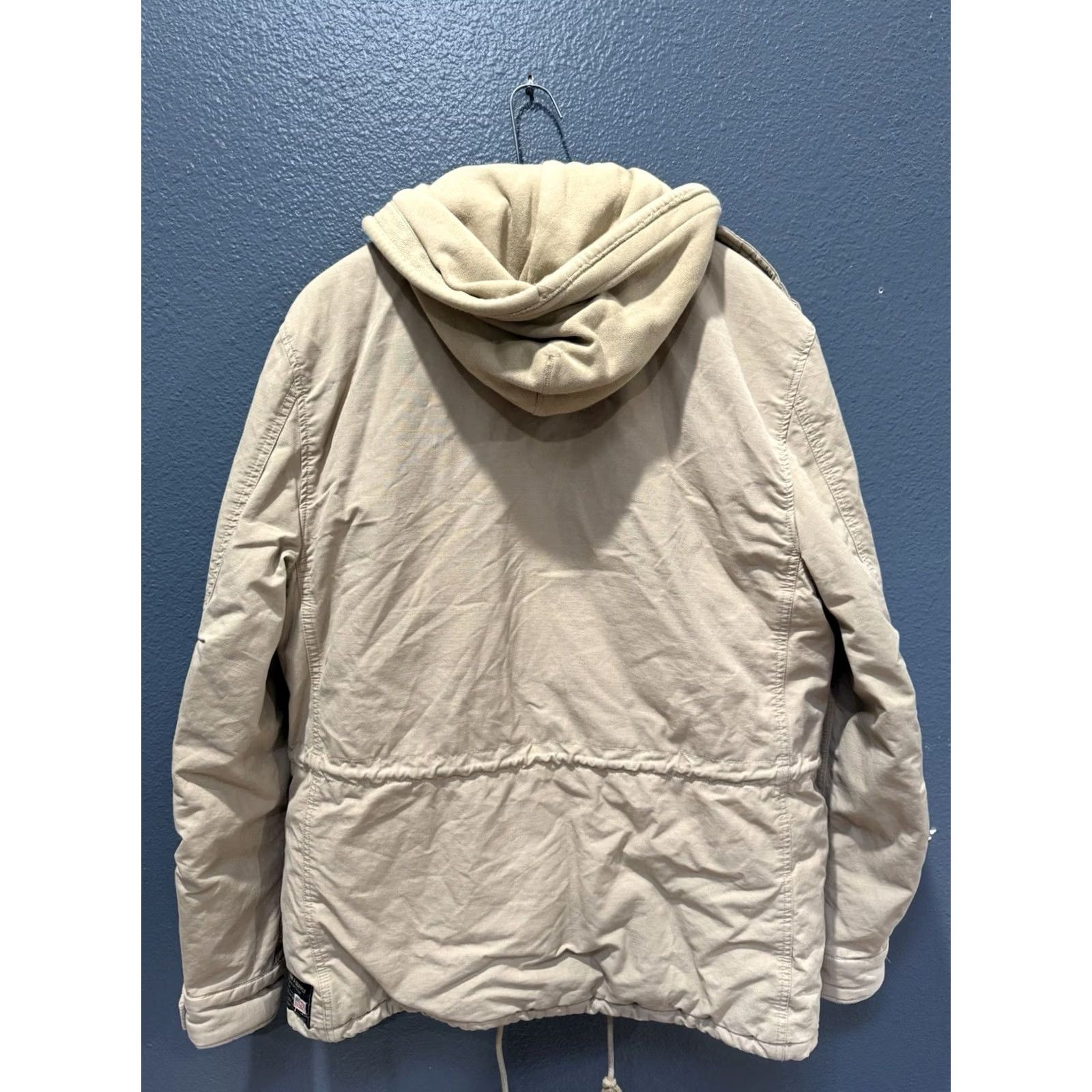 Ralph Lauren Polo Ralph Lauren Denim Supply M-65 Puffer Jacket Men’s Large Shirt/Coat Beige Ang Denim Cushion Down Wool? Size US L / EU 52-54 / 3 - 5 Thumbnail