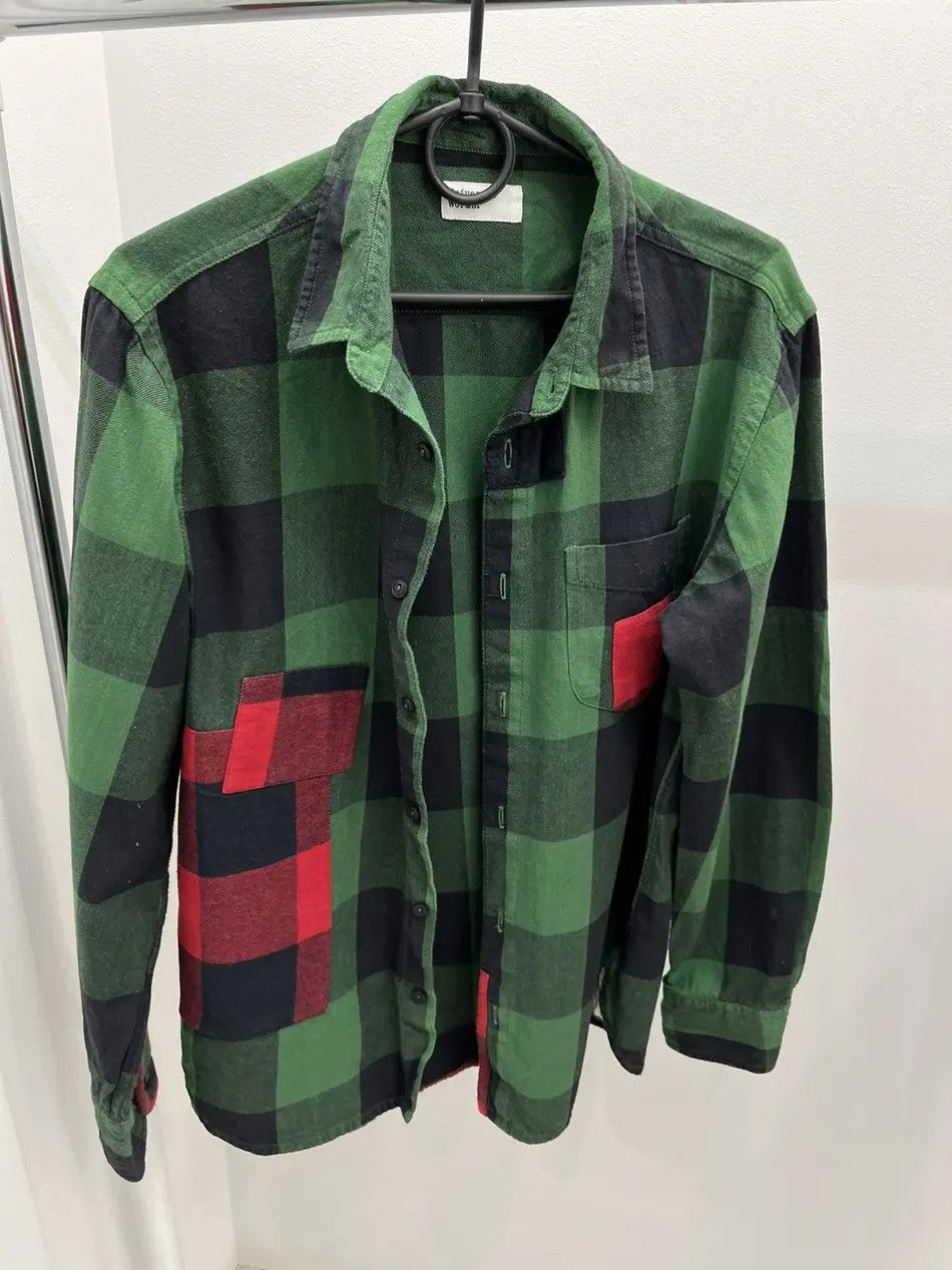 Universal Works Universal Works Flannel Patchwork Shirt Size US M / EU 48-50 / 2 - 1 Thumbnail