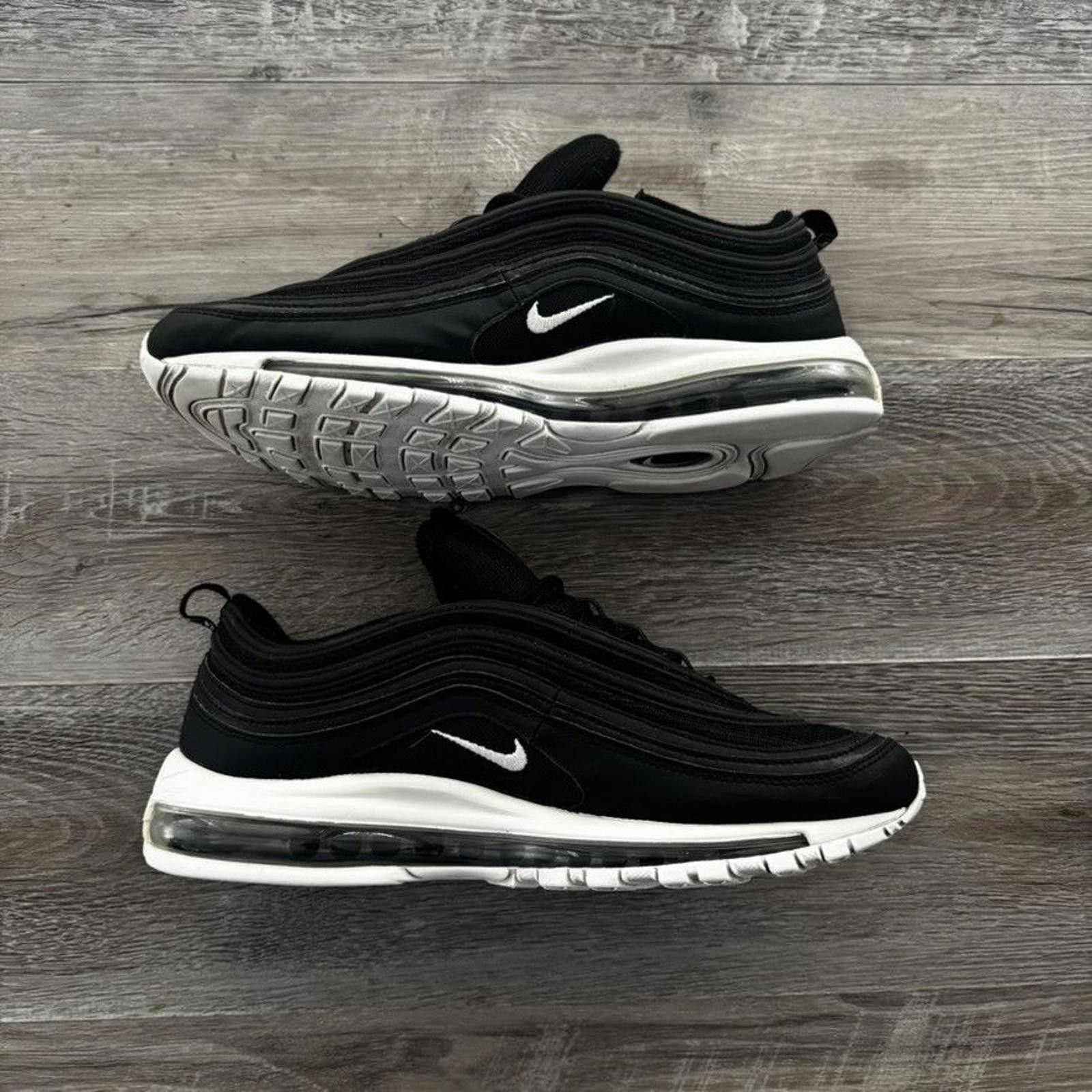 Nike NIKE • Air Max 97 "Black White" (12M) Size US 12 / EU 45 - 3 Thumbnail