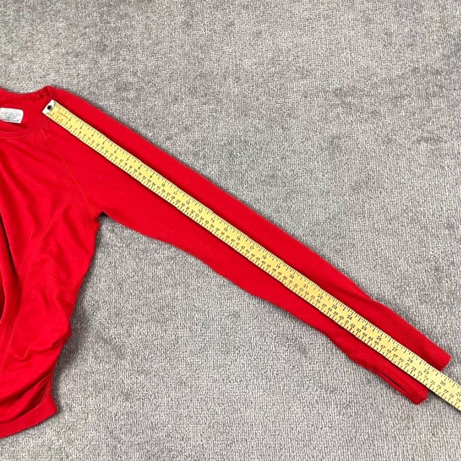Athleta Athleta Fastest Track Shirt Womens Medium Red Performance Running Long Sleeve Size M / US 6-8 / IT 42-44 - 7 Thumbnail