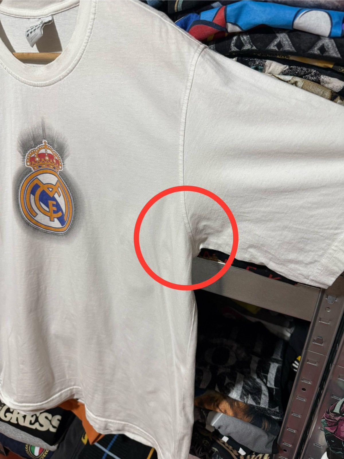 Adidas × Vintage Rare Vintage 2000s Adidas Real Madrid Raul #7 Soccer T-Shirt Size US XL / EU 56 / 4 - 9 Thumbnail