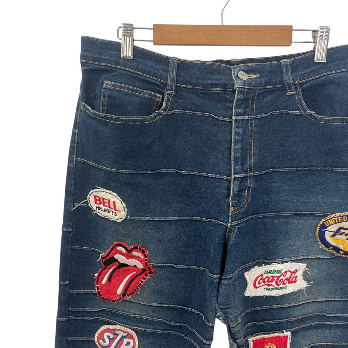 Japanese Brand Vintage Japanese Designer Hysteric Motive Distressed Denim Size US 34 / EU 50 - 3 Thumbnail