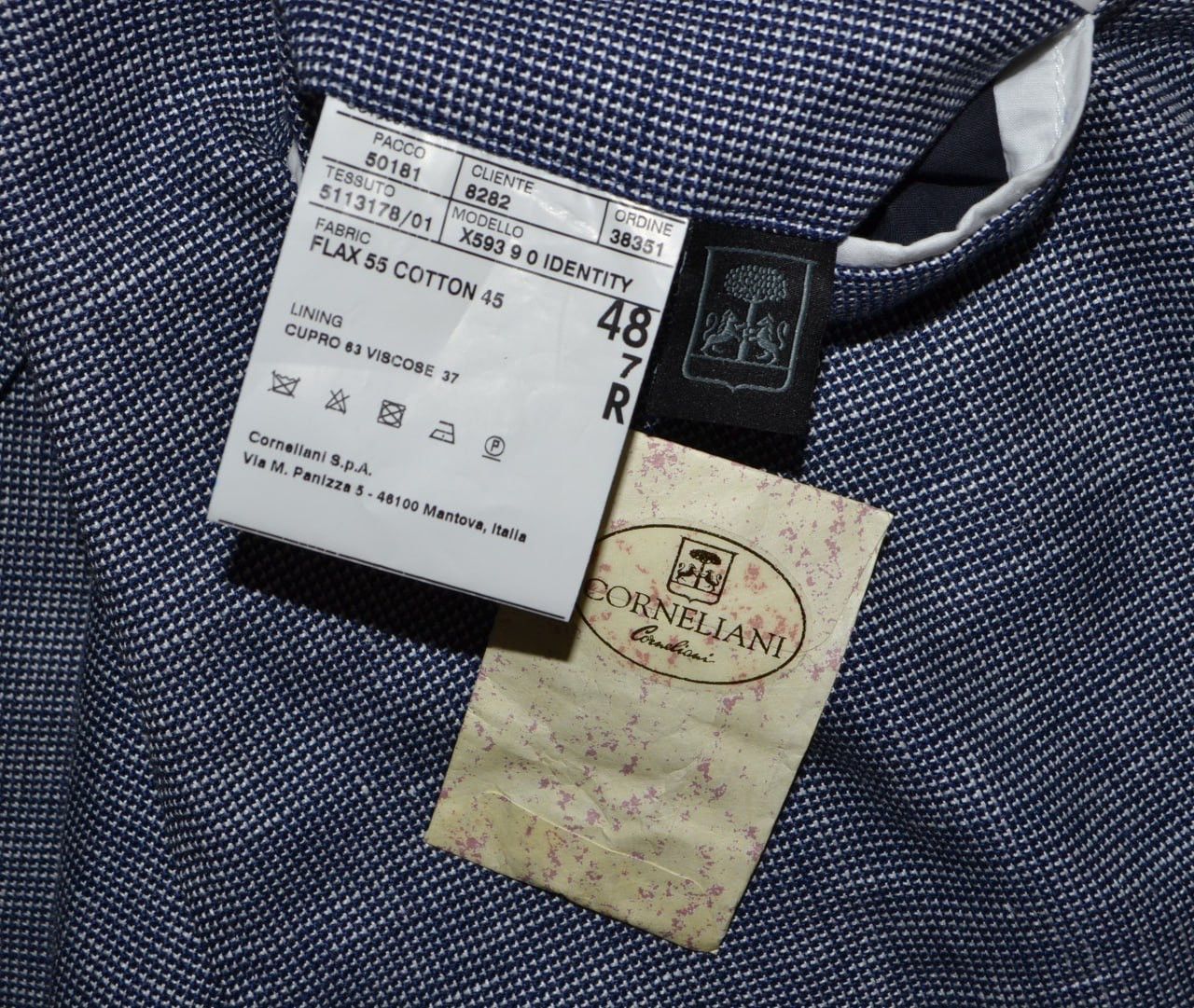 Corneliani Corneliani ID Blazer Two buttons Flax Cotton Men Size 48 R Size 48R - 11 Thumbnail