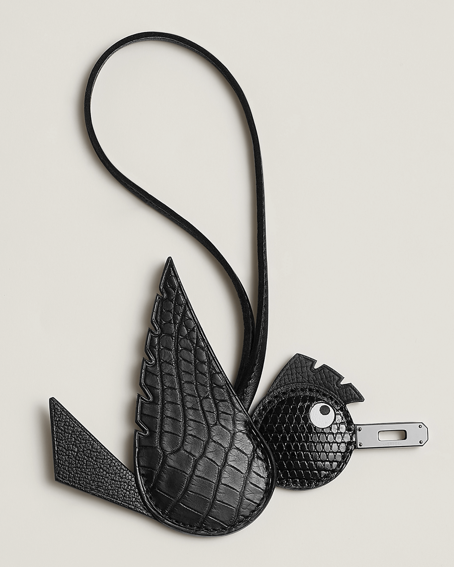 Hermes Hermes Birdy Birdie Matte Alligator Lizard Chevre Bag Charm Size ONE SIZE - 7 Thumbnail