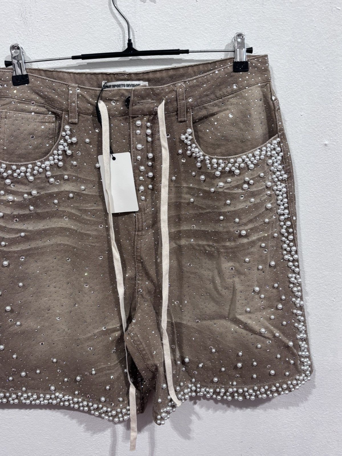 Vale Vale Forever Sand Storm Jean Shorts Tan Size US 30 / EU 46 - 3 Thumbnail