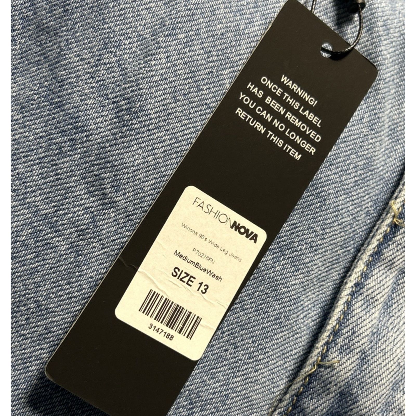 Levi's Beyond Baggy Jeans Womens 13 34x34 Wide Hamilton Raw Loose Size 34" / US 12 / IT 48 - 4 Thumbnail