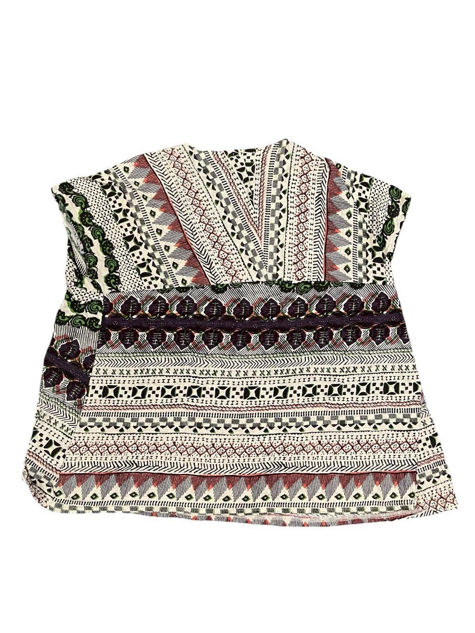 Issey Miyake Issey Miyake Plantation Aztec Abstract T Shirt Size L / US 10 / IT 46 - 4 Thumbnail